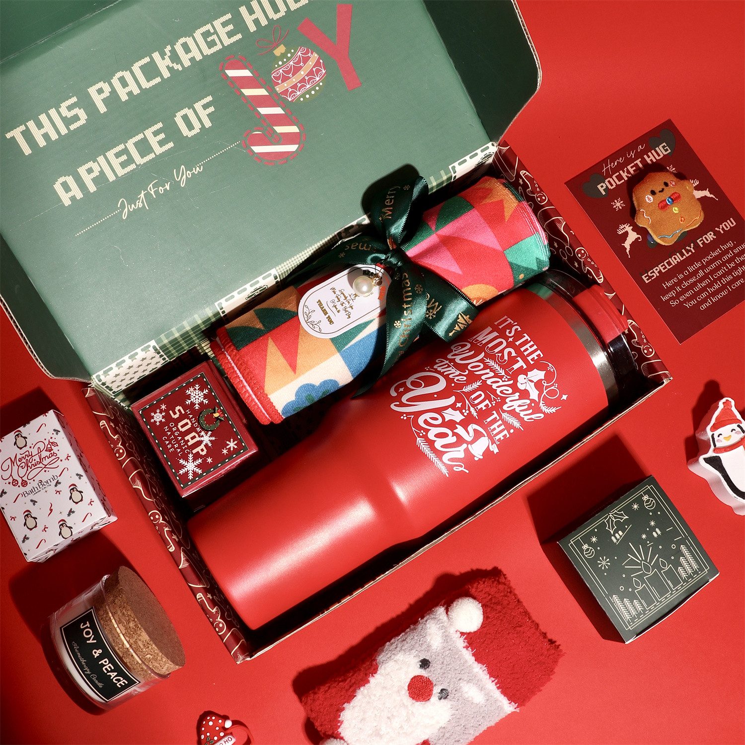 ibettertec Pflege-Geschenkbox Geburtstagsgeschenke für Frauen, Selbstpflegegeschenke für Frauen Selbstpflegegeschenke für Frauen, Mütter, Schwestern, Ehefrauen, beste Freunde, Lehrer, Krankenschwestern, Kollegen, entspannendes Spa-Geschenkkorbset, isolierte Wasserflasche aus Edelstahl, Badesalz, Duftkerzen, handgemachte Diamantseife, Augenmaske aus Seide usw Schönes Halstuch mit Fransen., 6-tlg., Schenken Sie ihr eine einzigartige und unvergessliche Überraschung