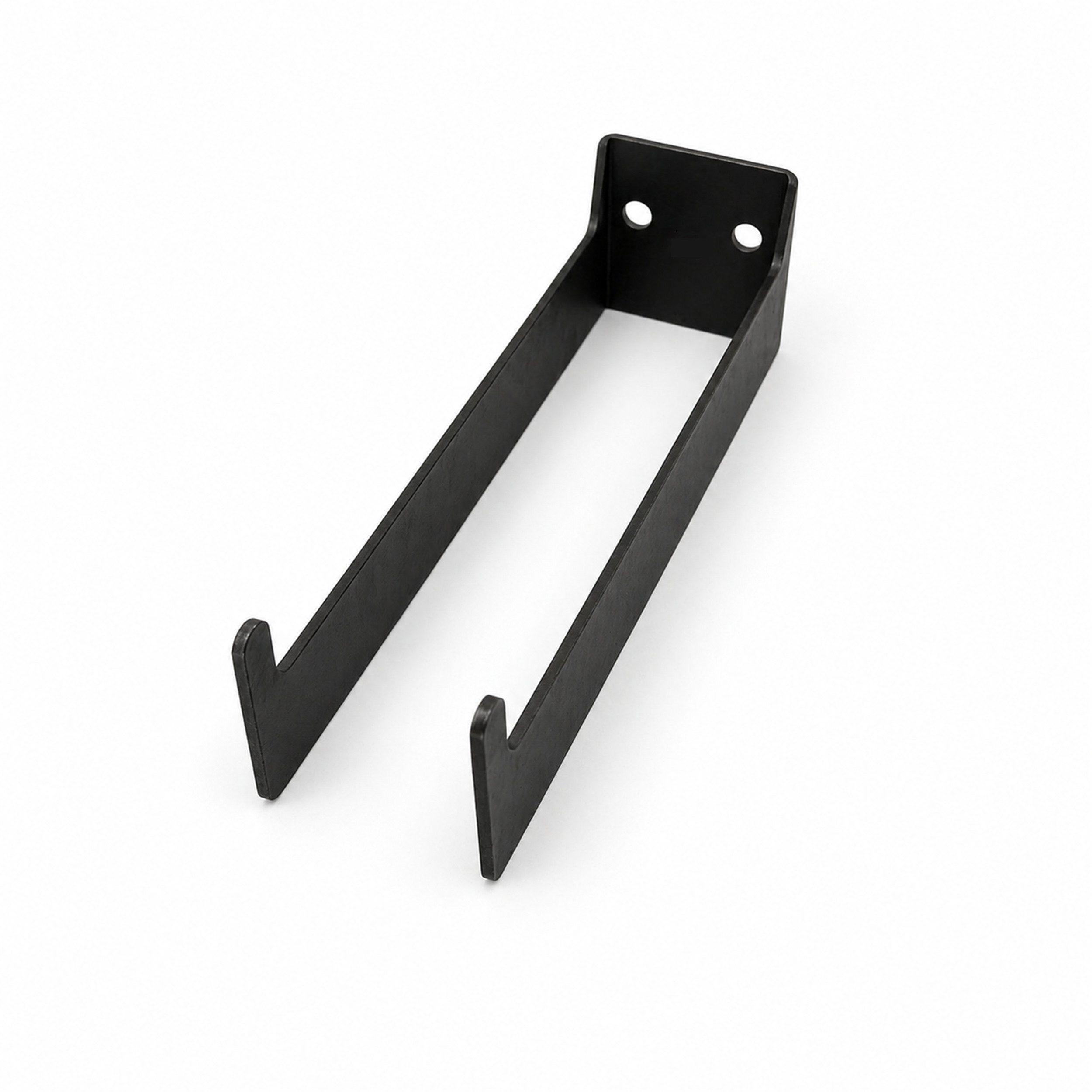 QLS Wandhalter für Besen und Gartengeräte 20 cm aus Stahl pulverbeschichtet, Wandmontage, Hohe Stabilität, Langlebigkeit, Platzsparend, Robust