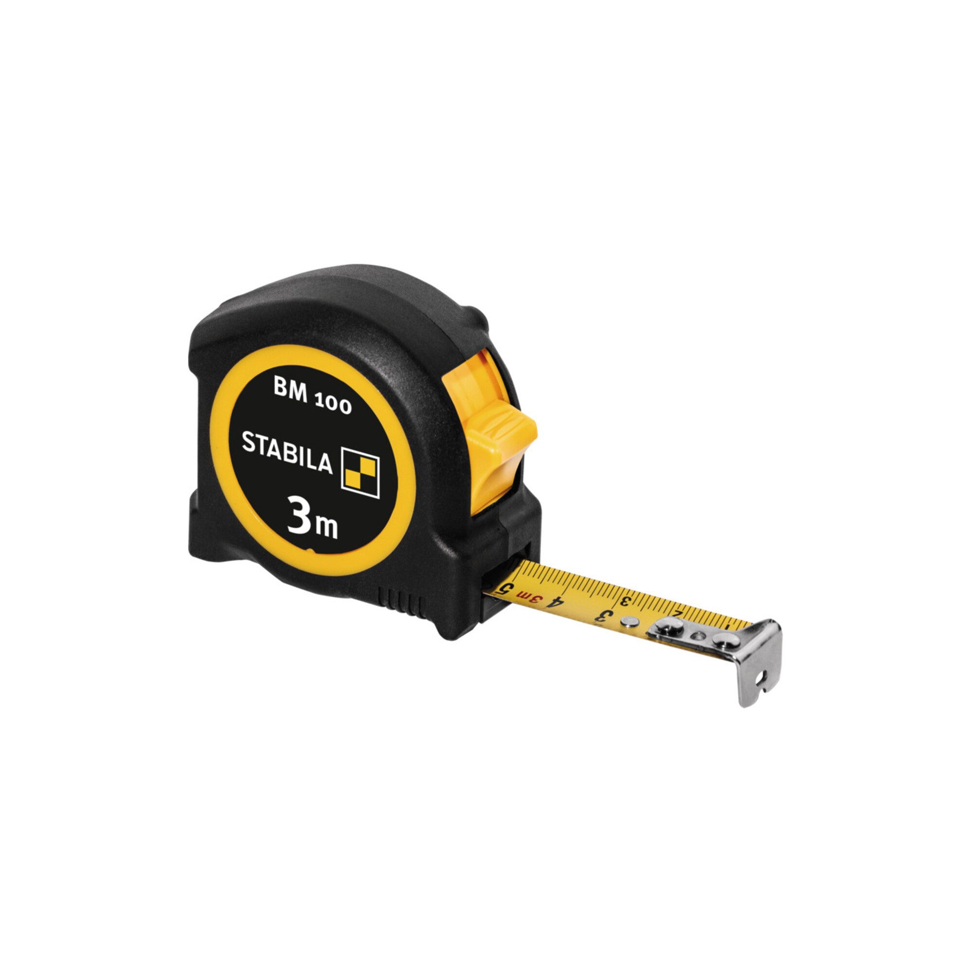 Stabila Maßband STABILA Taschenbandmaß BM 100, 3 m, metrische Skala