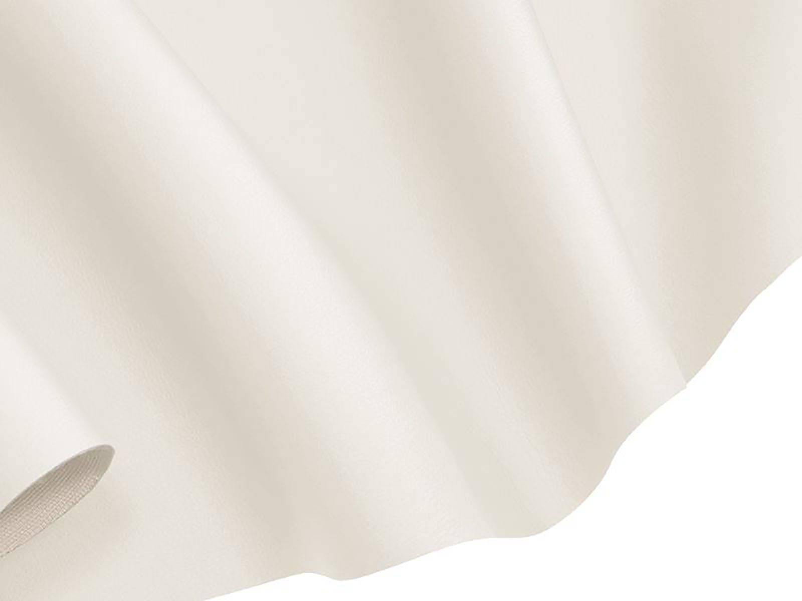 maDDma Stoff 0,5m Kunstleder Stoff Breite 142cm, weiß