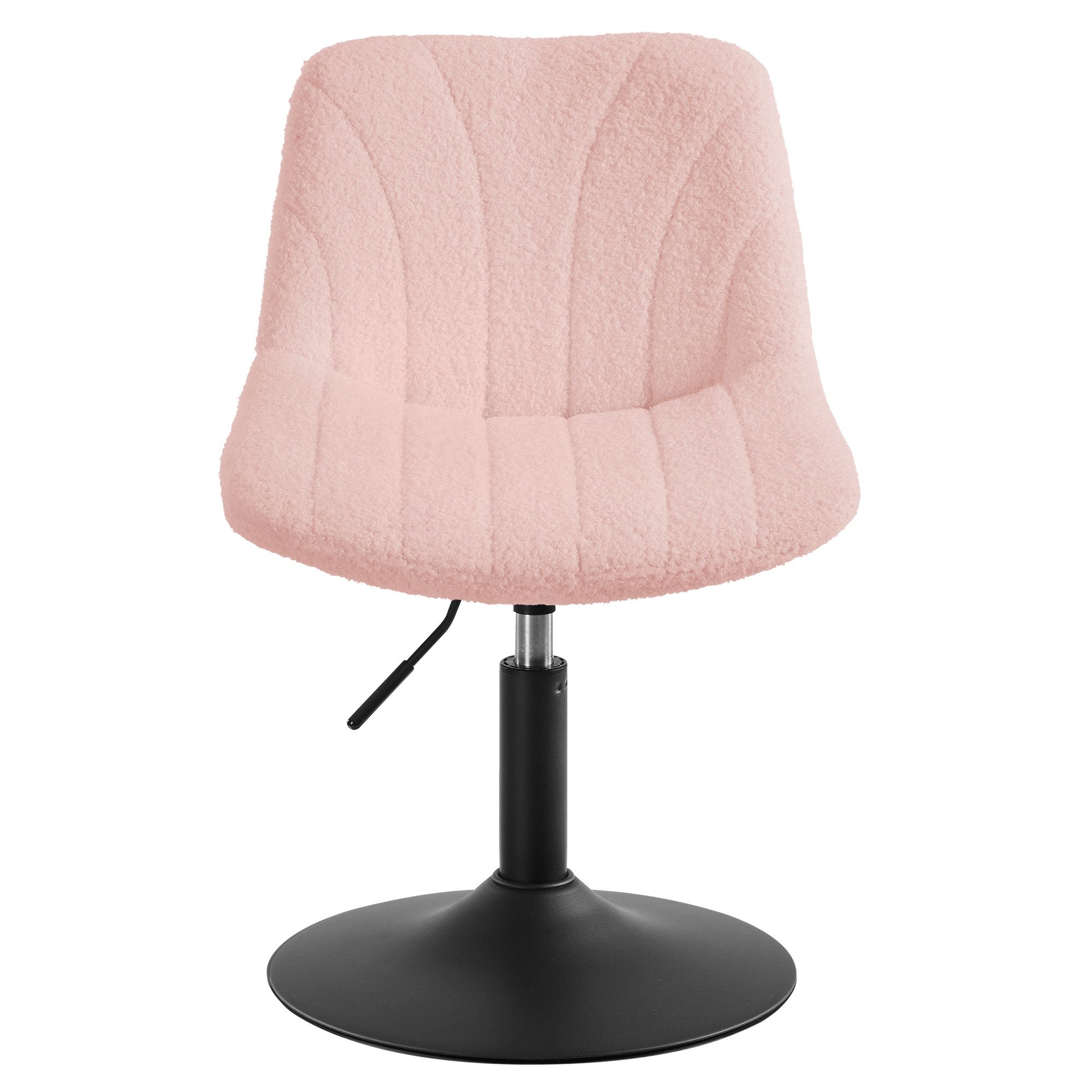 VASAGLE Barhocker Barstuhl, Küchenhocker, höhenverstellbar, um 360° drehbar (1 St), 43 x 46,5 x (65,5-77,5) cm, für Esszimmer, Küche