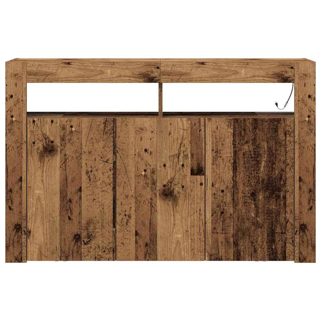 vidaXL Sideboard Sideboard Altholz 116 x 30 x 75 cm Holzwerkstoff (1 St)