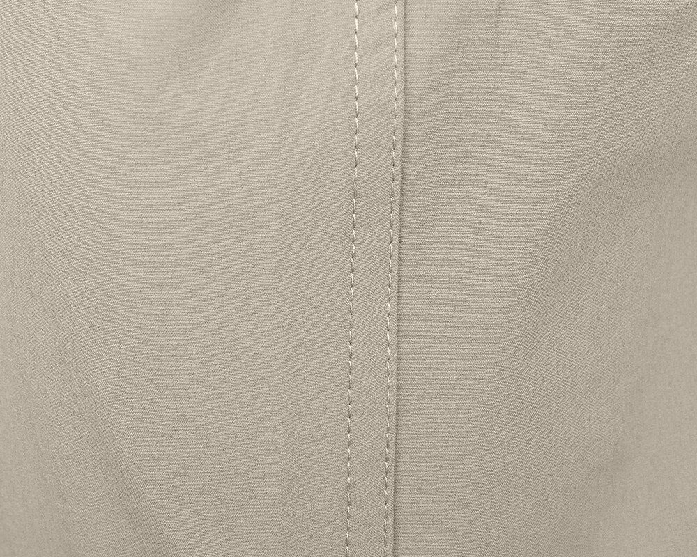 Bergson Outdoorhose MENA (slim) pflegeleicht, Normalgrößen, Damen beige Wanderhose, vielseitig