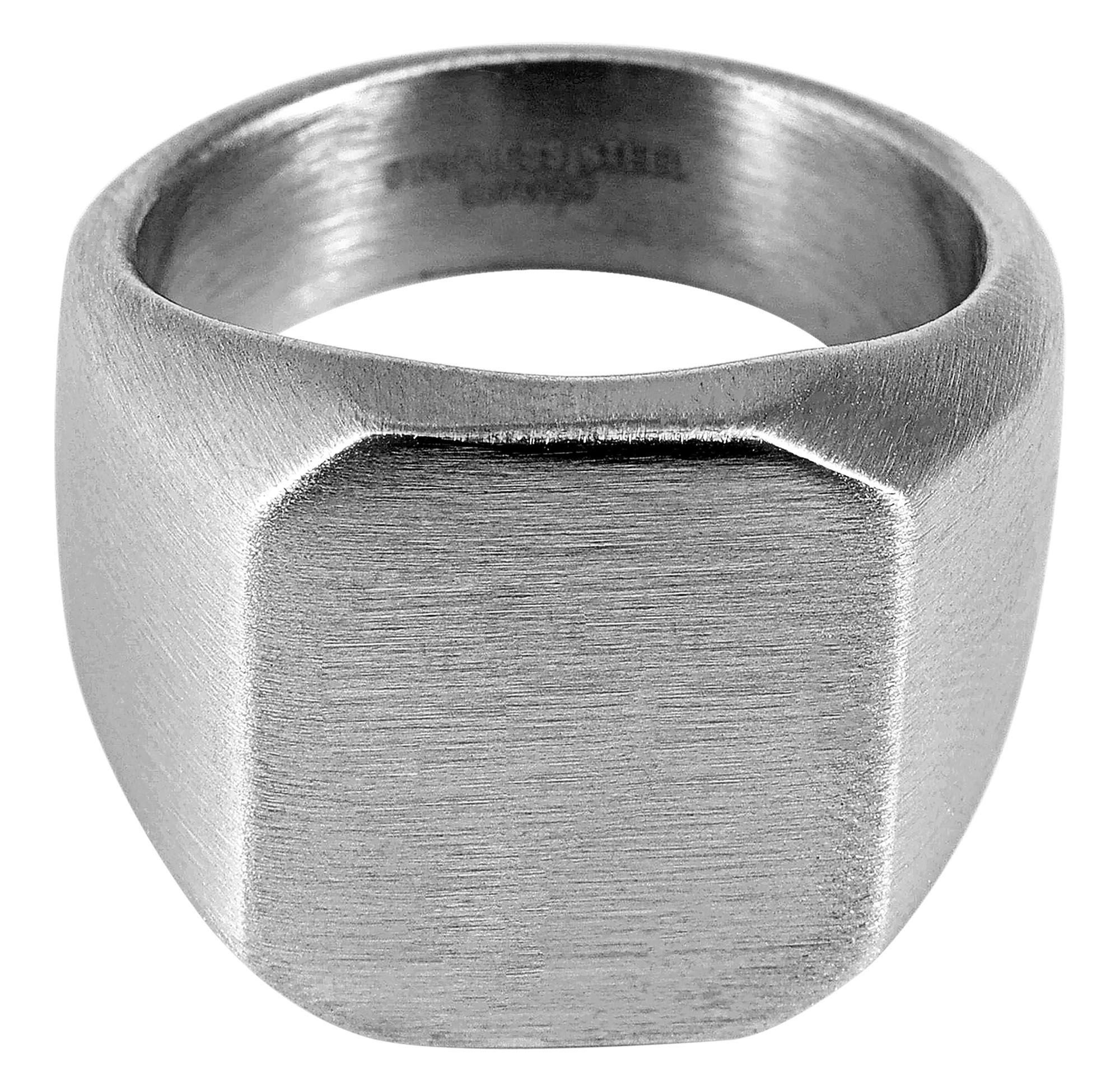 Fingerring Unisex Ring aus Edelstahl