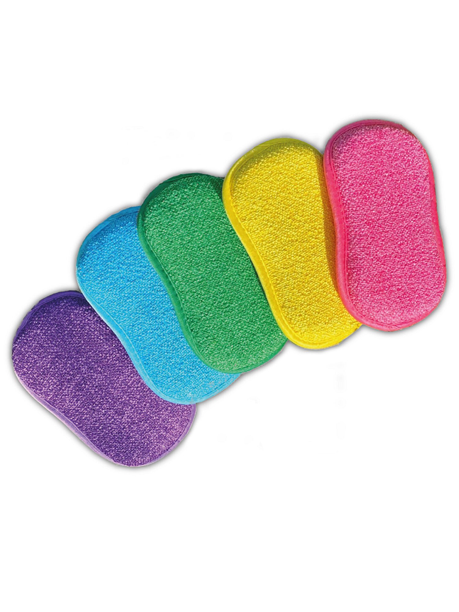 HiGloss Reinigungsschwamm Mikrofaserschwamm Spongenio 10er Set, kratzfrei, waschbar und langlebig für Küche, Bad & Haushalt