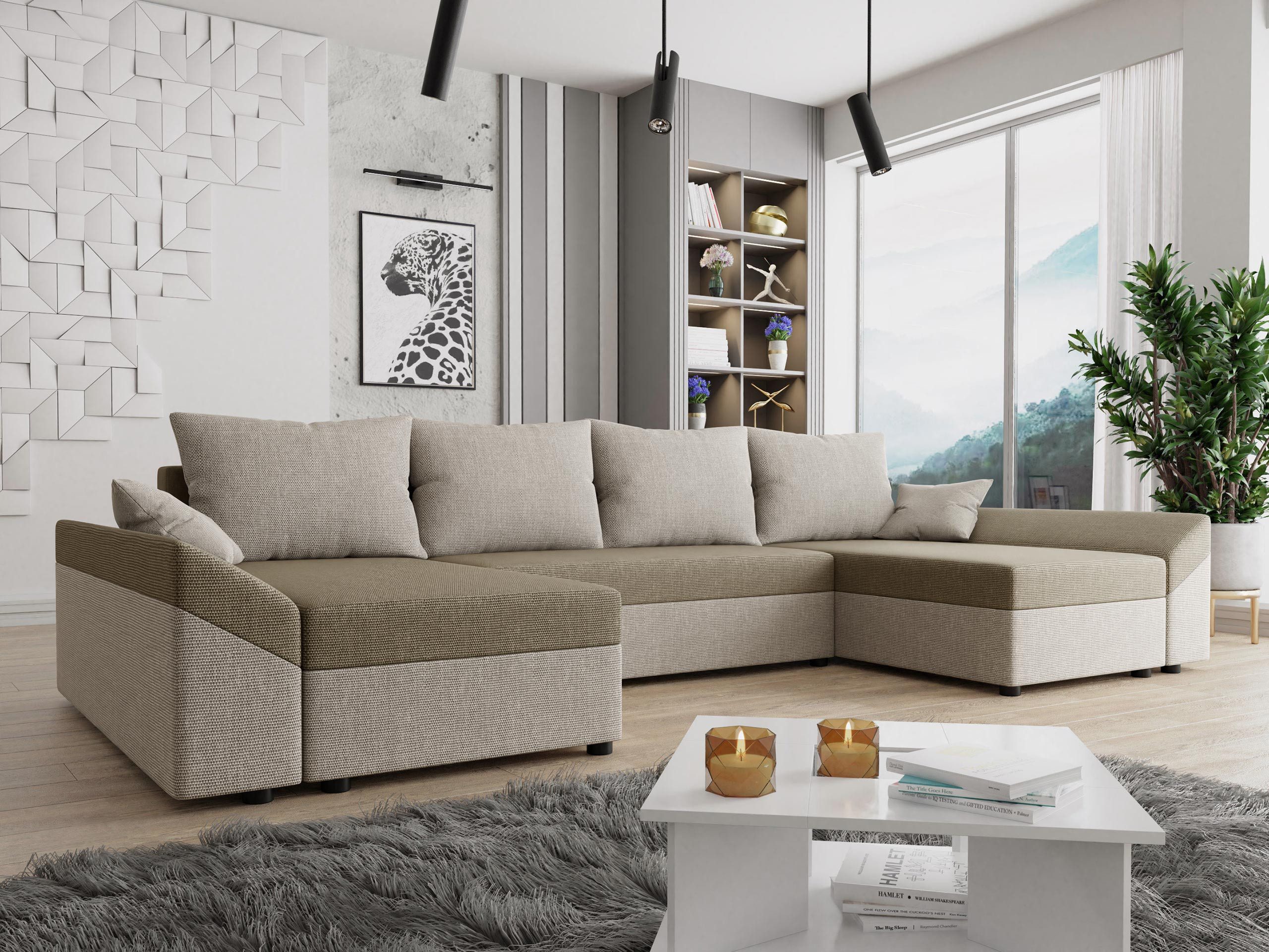 MIRJAN24 Wohnlandschaft Dante U Lux, mit günstig online kaufen