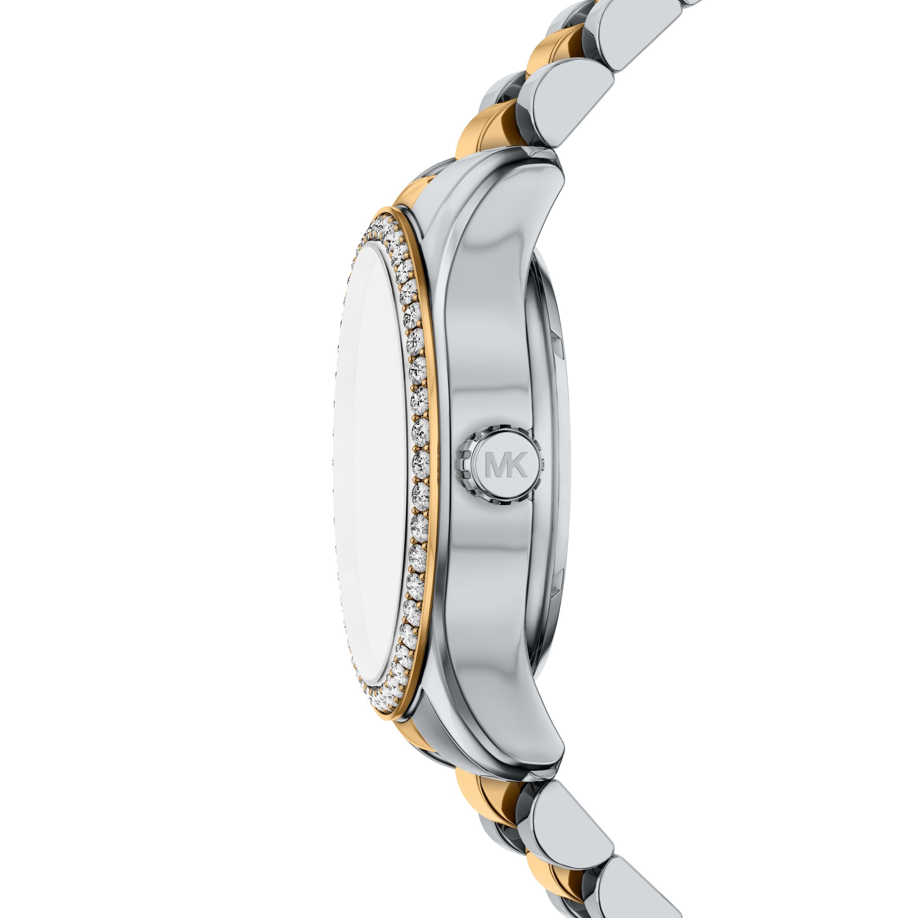 MICHAEL KORS Quarzuhr Lexington MK7609, Armbanduhr, Damenuhr, Edelstahlarmband, analog, Tag, Wochentag