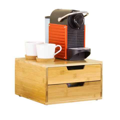 SoBuy Kapselspender FRG82, Kaffeekapsel Box Aufbewahrungsbox Schubladenbox Schreibtischorganizer