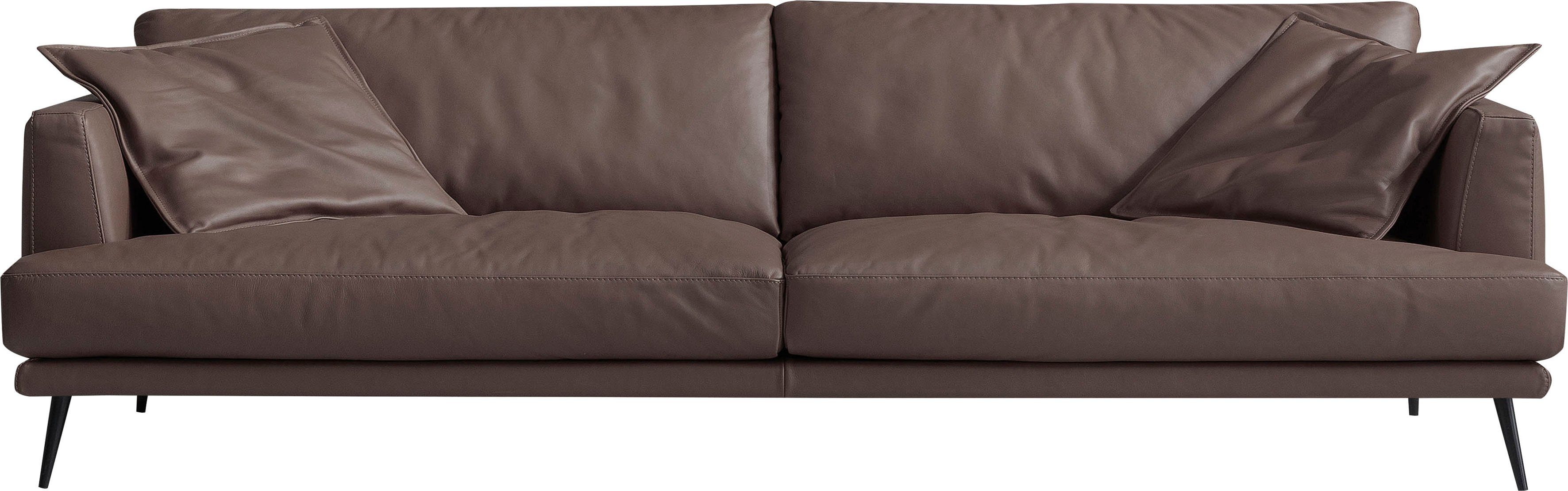 Egoitaliano 2,5-Sitzer Sophia, Designsofa mit extrakomfortablem Sitzkomfort, Daunenfederung, inkl. 2 Kissen