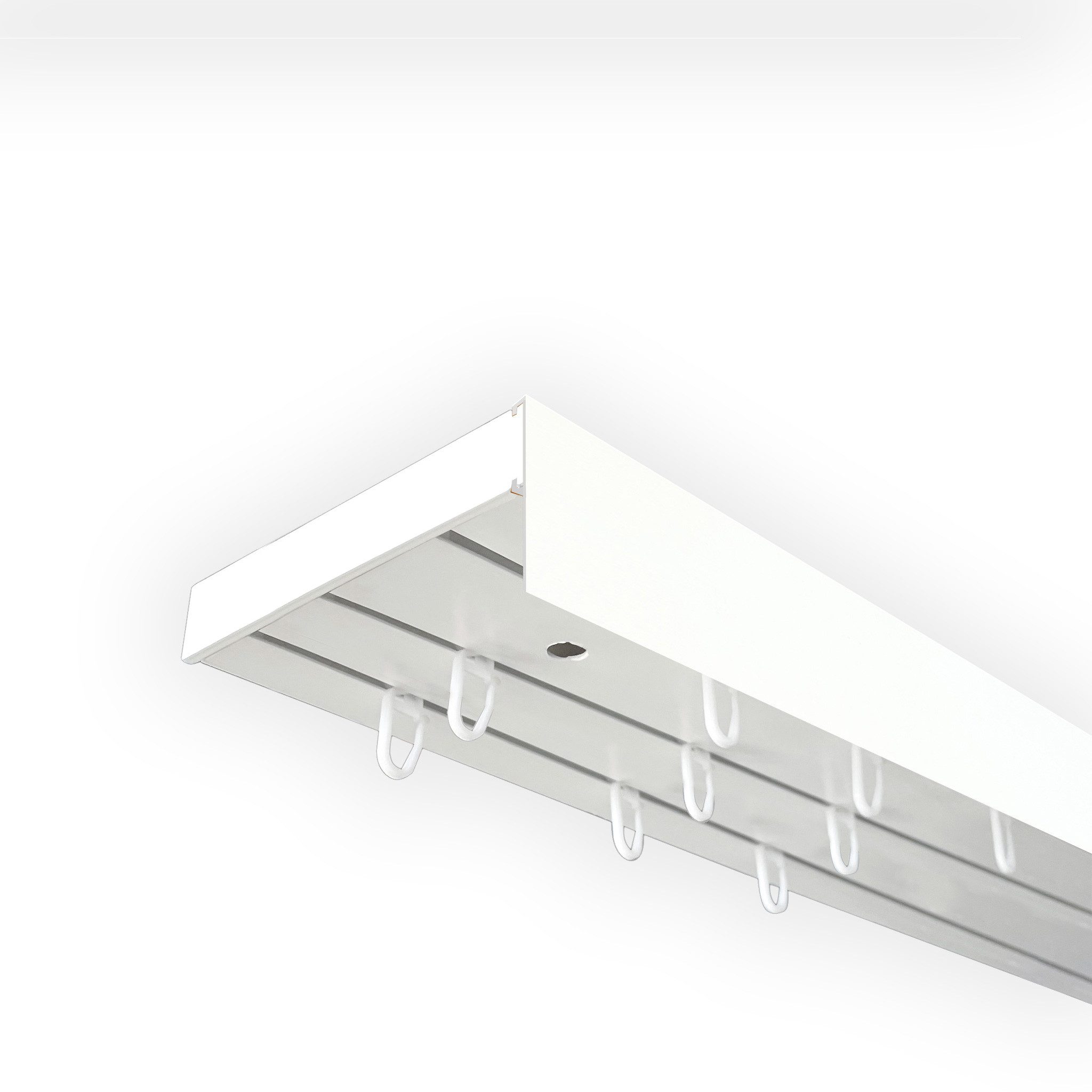 SN DECO GROUP Gardinenschiene Vorhangschiene SH (1) mit Blende 5 cm, 3-läuf günstig online kaufen