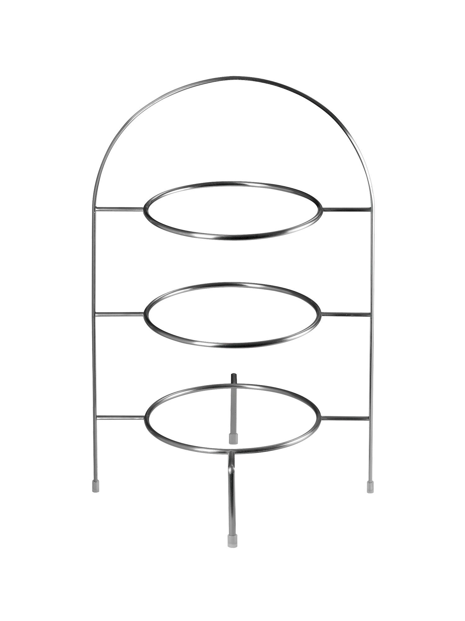 ASA SELECTION Etagere ASA Selection 3-stufige Etagere à table silber für Dessertteller, Metall, 3-stufige Etagere
