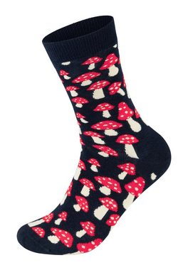 Happy Socks Basicsocken 3-Pack Mushroom-Heart-Big Luck Socks Aus weicher Baumwolle