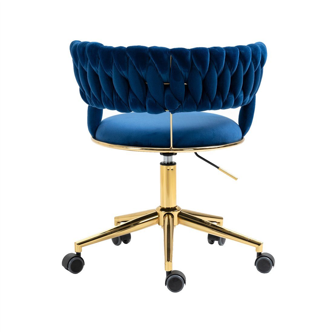 Drehstuhl Home Chair,Kosmetikstuhl,Verstellbarer DÖRÖY Computerstuhl,blau Office