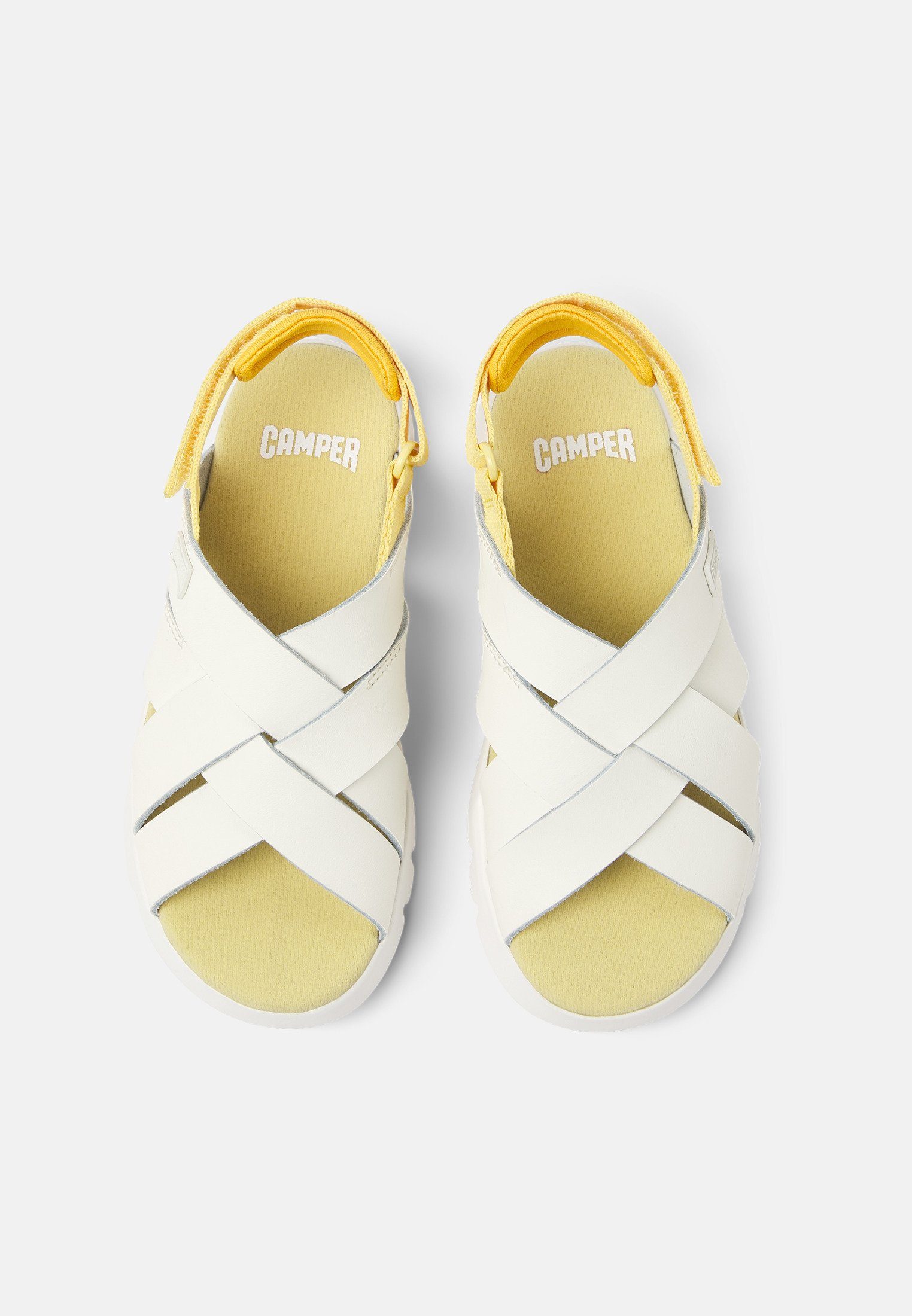 ORUGA Camper Weiß Sandale