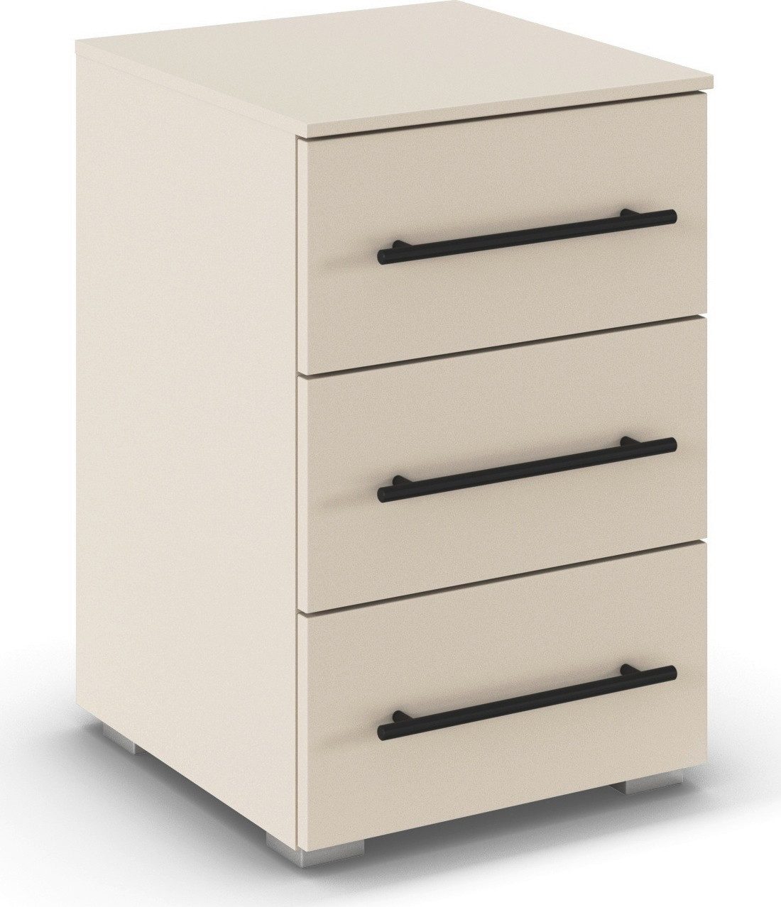 OTTO home Nachtkommode Nachttisch Nachtschrank Schubladen Sideboard Schubladenkommode AVOLA (Breite 40 cm inkl. SOFT-CLOSE-FUNKTION mit Dekorfront), mit 3 geräumigen Schubladen für viel Stauraum MADE IN GERMANY