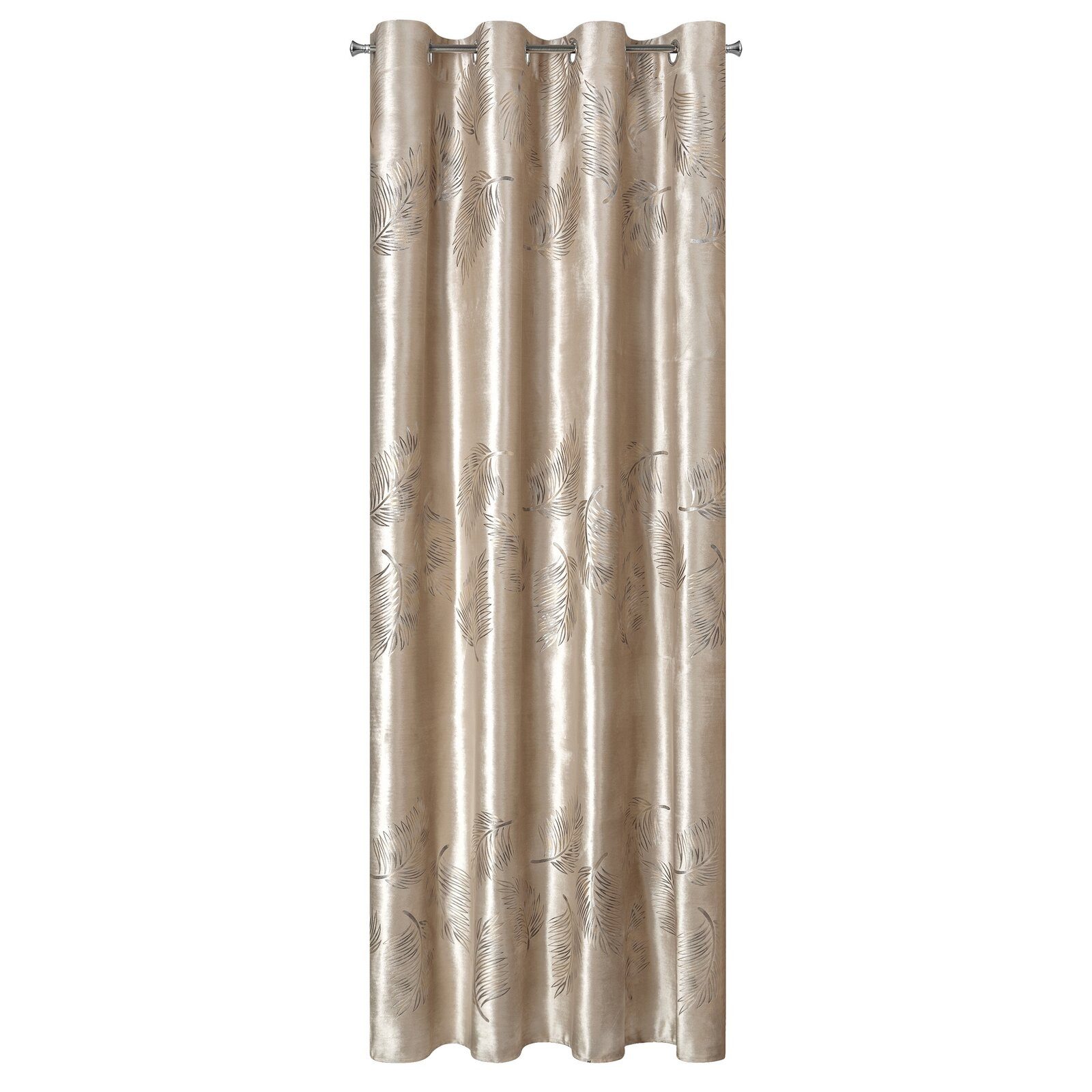 Eurofirany Vorhang IDALIA Ösenschal 140x250 cm, Edles Design aus Samt mit b günstig online kaufen