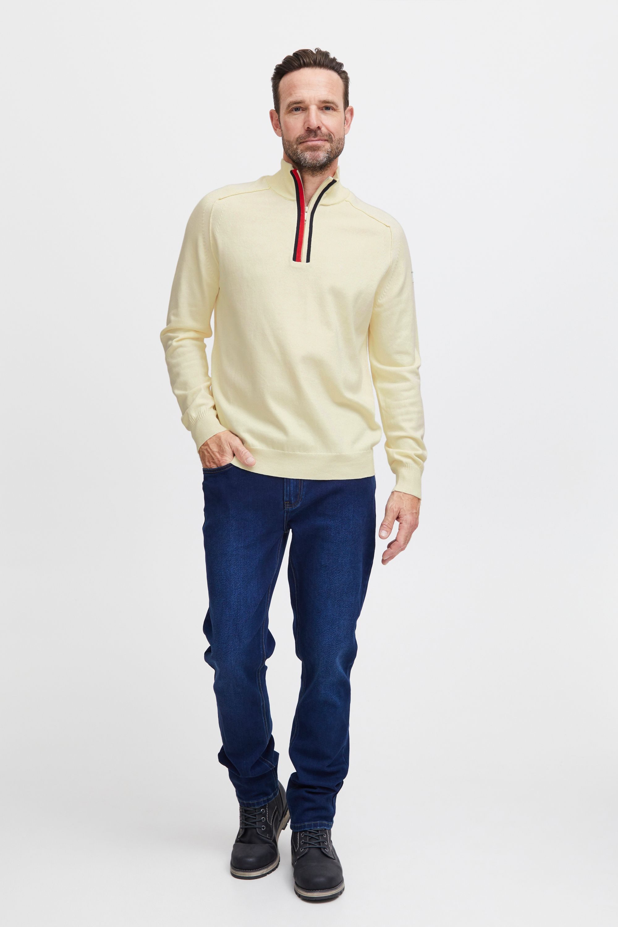 FQ1924 Troyer FQKyle raglan halfzip knit 21900570 Modischer Strickpullover günstig online kaufen