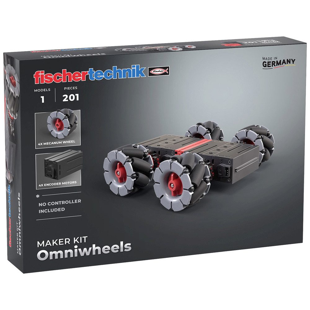 fischertechnik Lernspielzeug fischertechnik 571901 Maker Kit Omniwheels Bausatz ab 14 Jahre