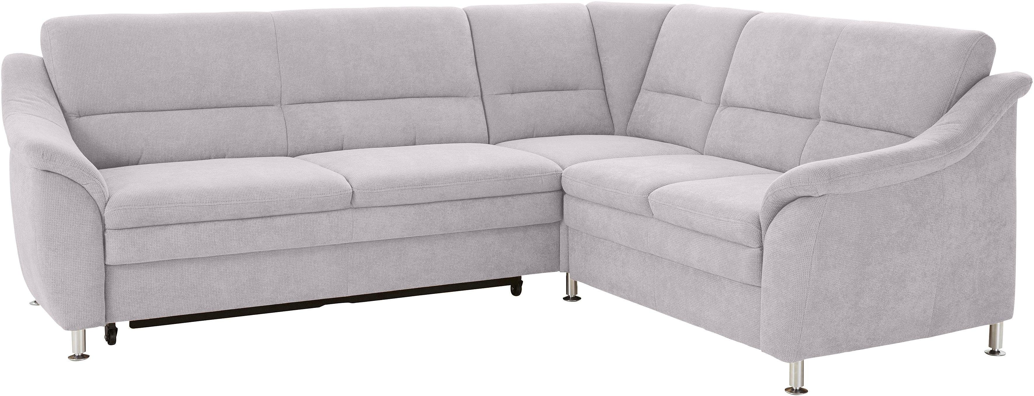 sit&more Ecksofa Cardoso L-Form, mit Federkern, wahlweise mit Schlaffunktion und Schubkasten
