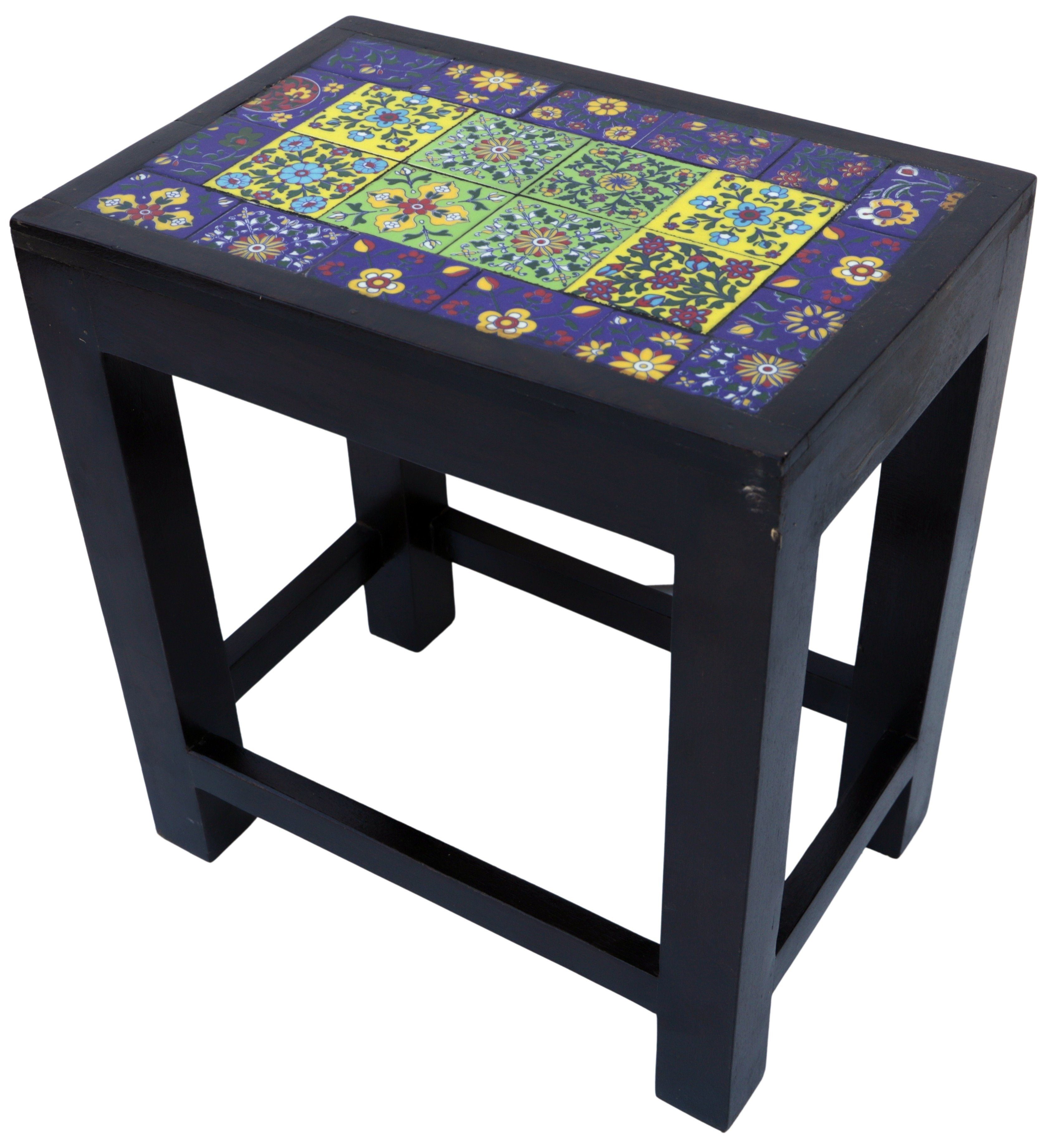 Couchtisch Kleiner Tisch mit Fliesenmosaik - 40cm