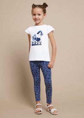 Mayoral Shirt & Leggings Set 3-teilig Mädchen, T-Shirt und 2 Leggings (370840)