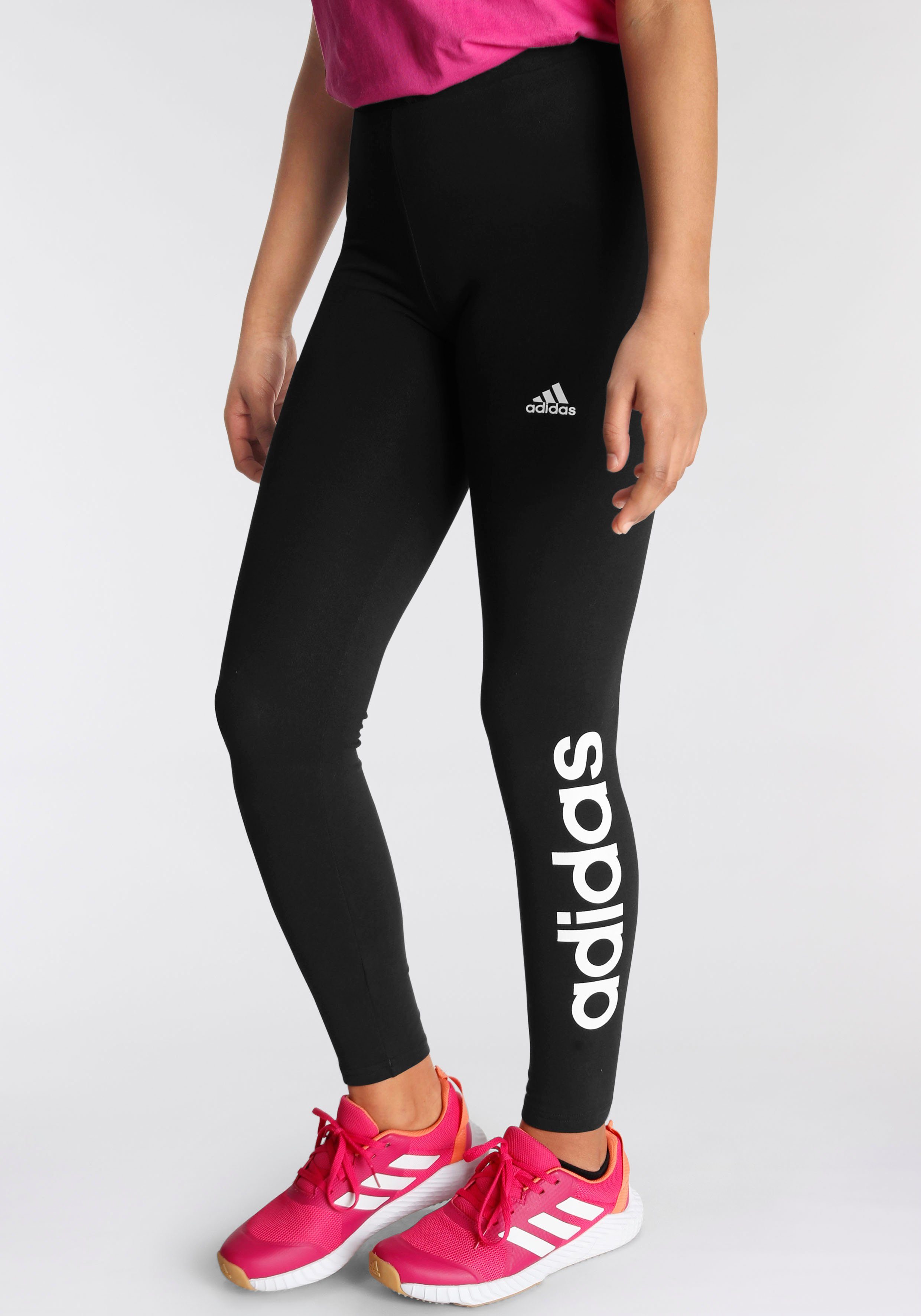 adidas Sportswear Trainingstights ESSENTIALS LINEAR LOGO COTTON (1-tlg)