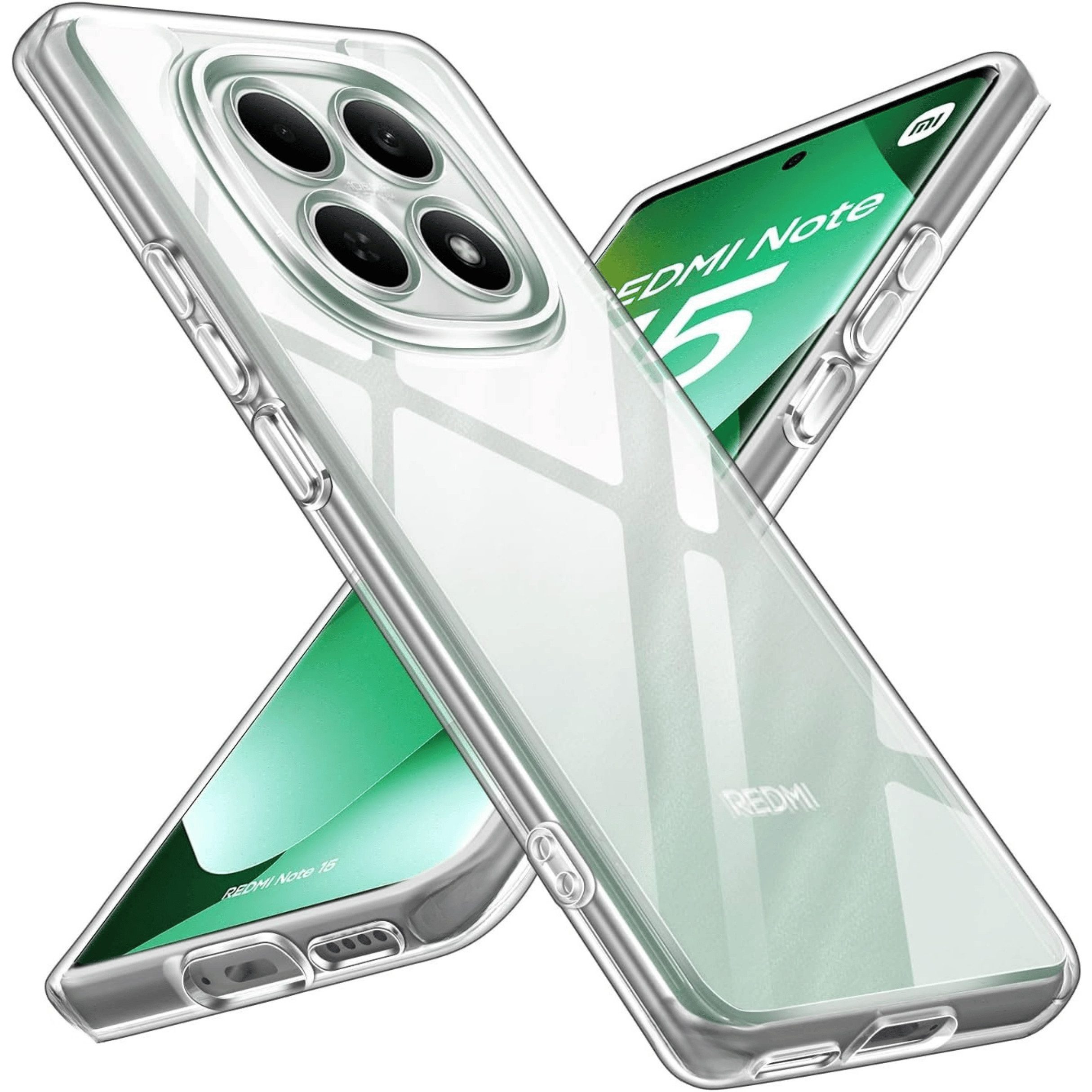SmartUP Smartphone-Hülle für Xiaomi Redmi Note 15 Pro Plus 5G Silikon Cover Case Handy Slim 6,83 Zoll