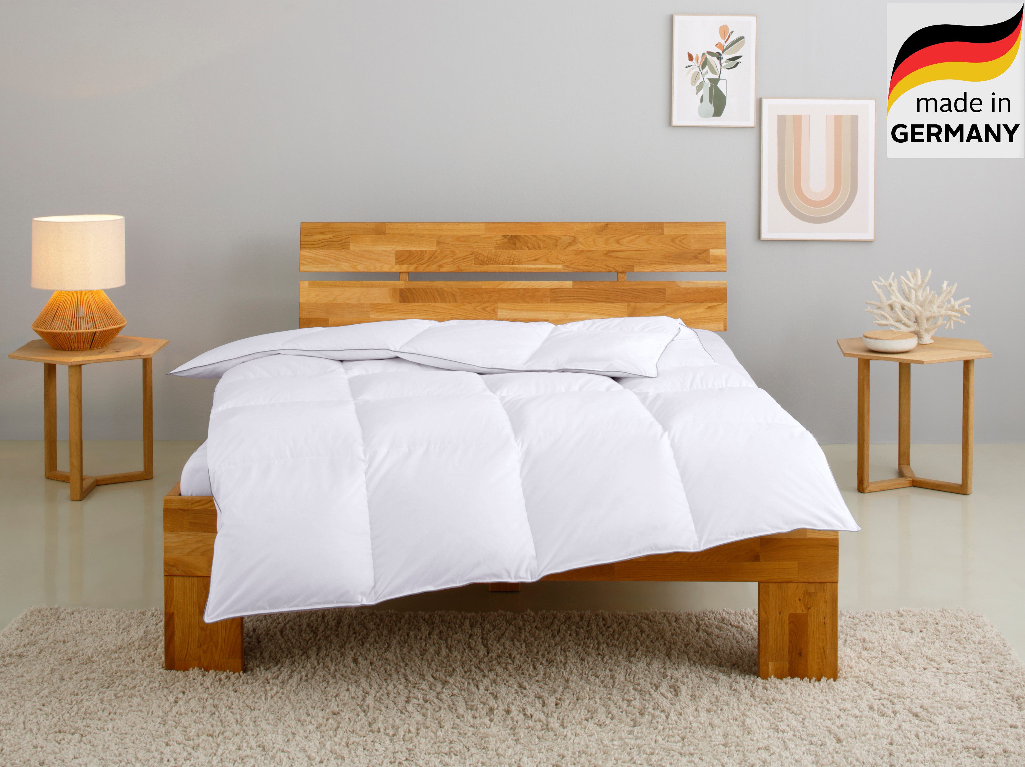 OTTO home Daunenbettdecke Tamins 100% Daunen, Bettdecke 135x200 cm, 155x220 cm, Made in Germany, Füllung: 100% Daunen, Bezug: 100% …