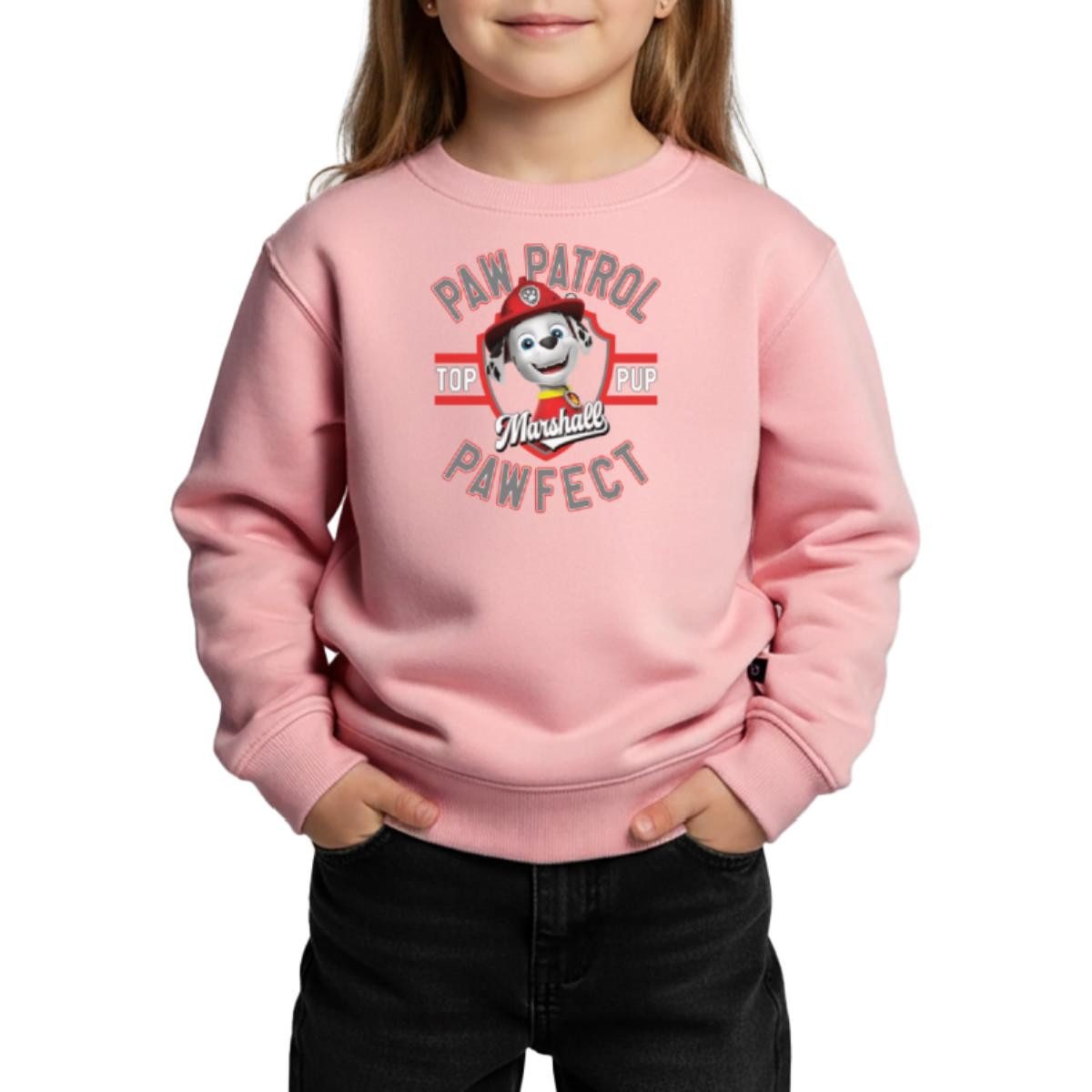 Sweatshirt Paw Patrol Marshall Pawfect Feuerwehrhund Kinder Premium Pullover