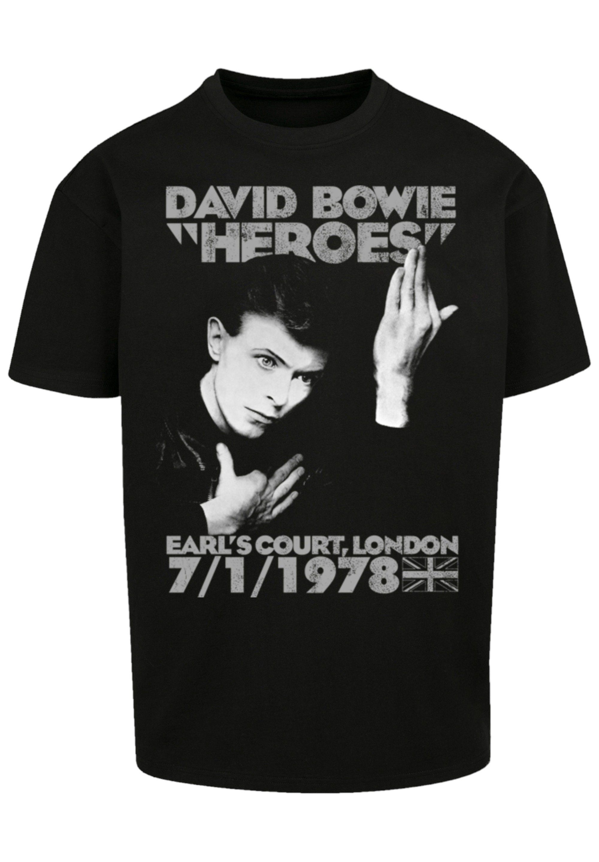 F4NT4STIC T-Shirt David Bowie Earls Court Print Heroes