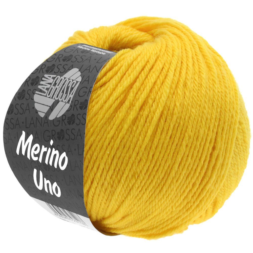 LANA GROSSA MERINO UNO Häkelwolle, 125 m (Extrafeine Merinowolle mit Superwash-Ausrüstung), 50 g