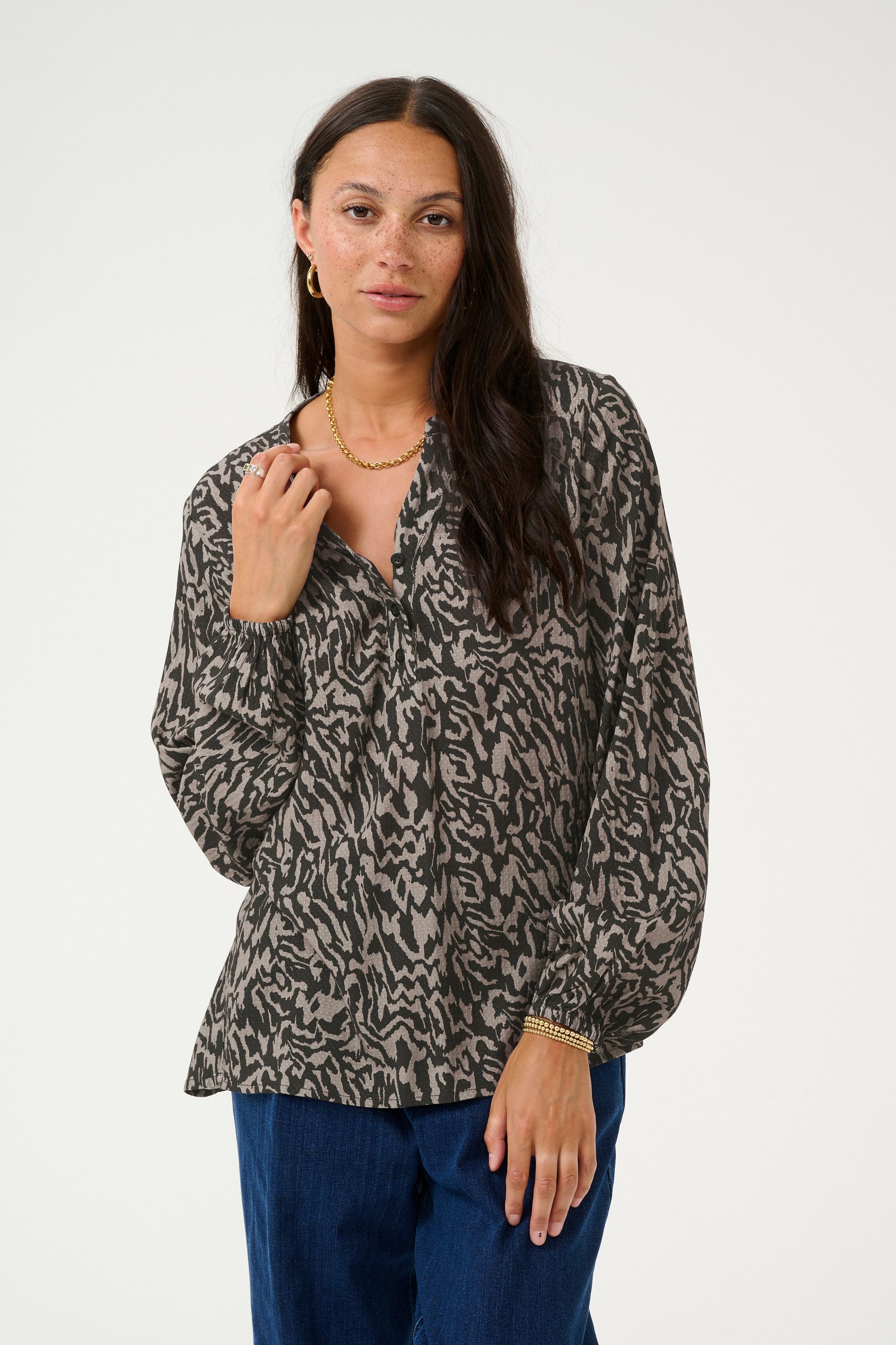 Langarmbluse Bluse langarm KAmathilde