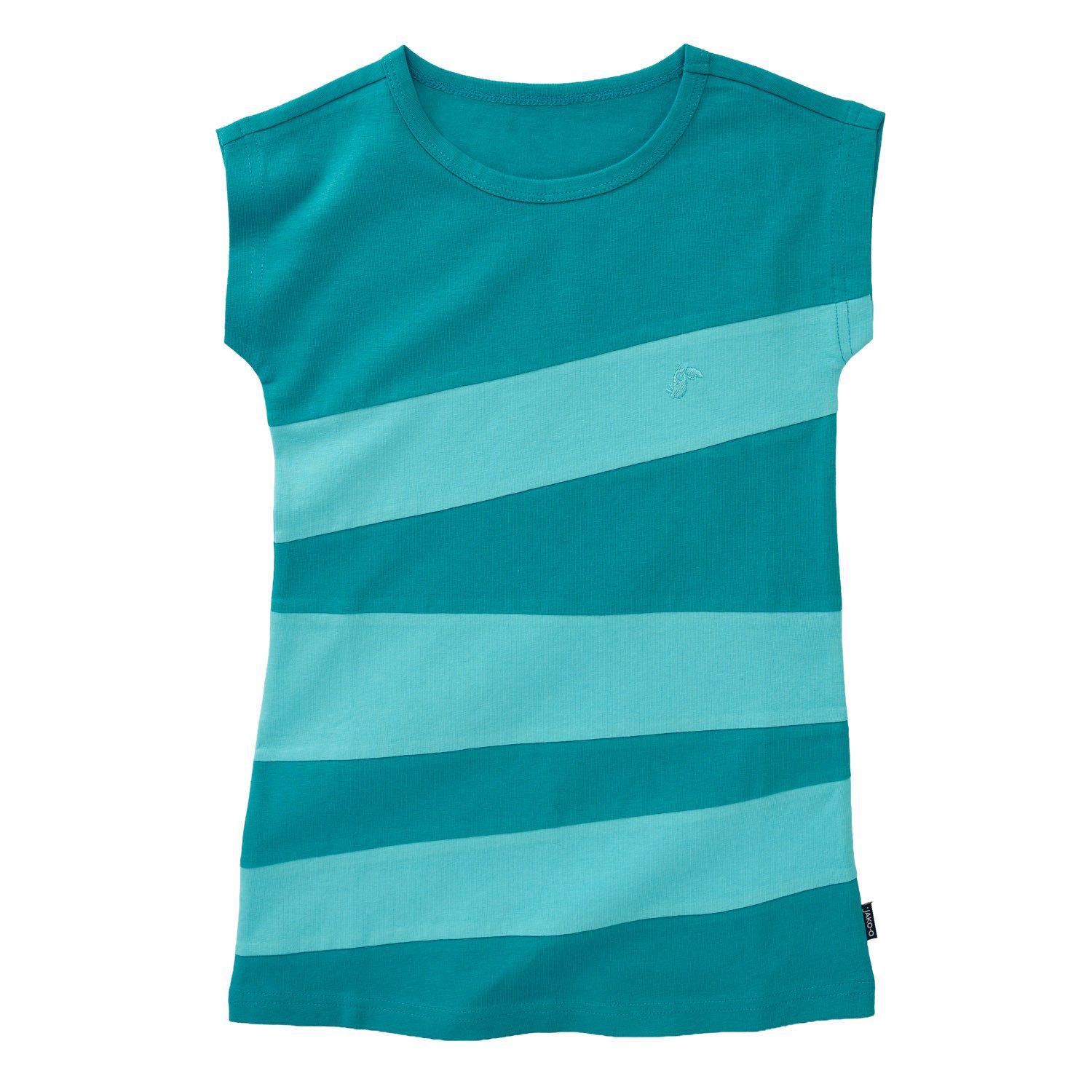JAKO-O Sommerkleid JAKO-O Kinder Blockstreifenkleid, türkis