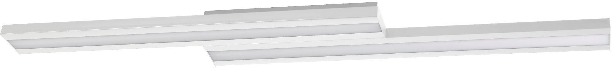 EGLO Deckenleuchte SALITERAS-Z, LED fest - warmweiß in 10,2W - integriert, Deckenleuchte Stahl aus - warmweiß weiß kaltweiß, - kaltweiß