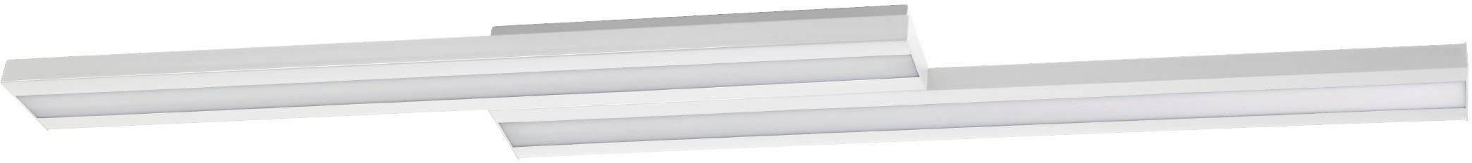 EGLO Deckenleuchte warmweiß aus fest LED - - - kaltweiß, weiß 10,2W kaltweiß warmweiß in Deckenleuchte - SALITERAS-Z, Stahl integriert