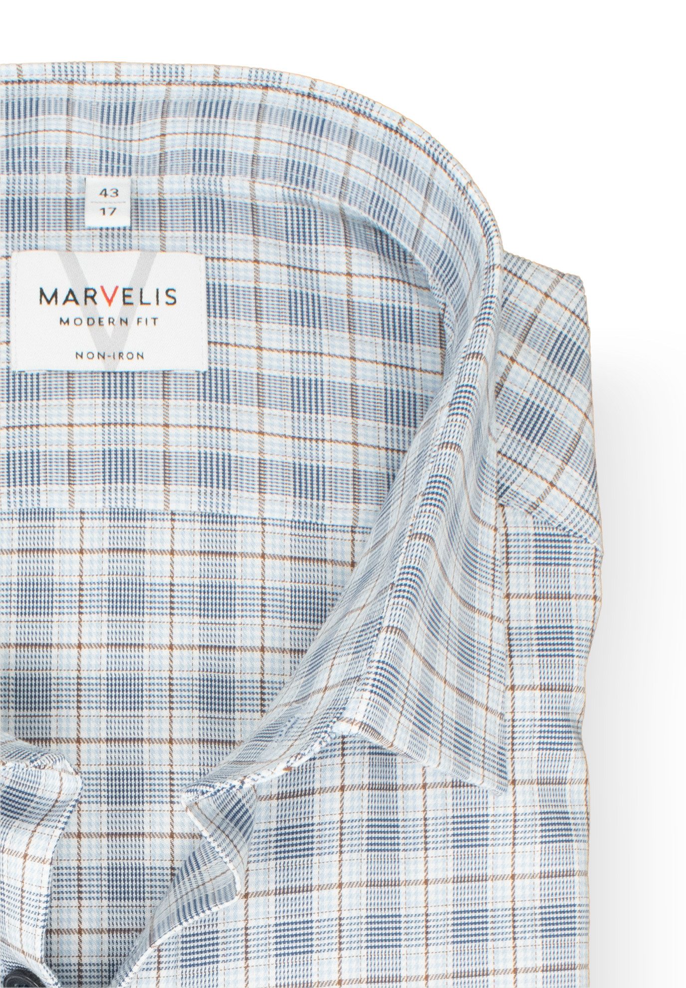 MARVELIS Businesshemd Modern Fit normale, leicht günstig online kaufen