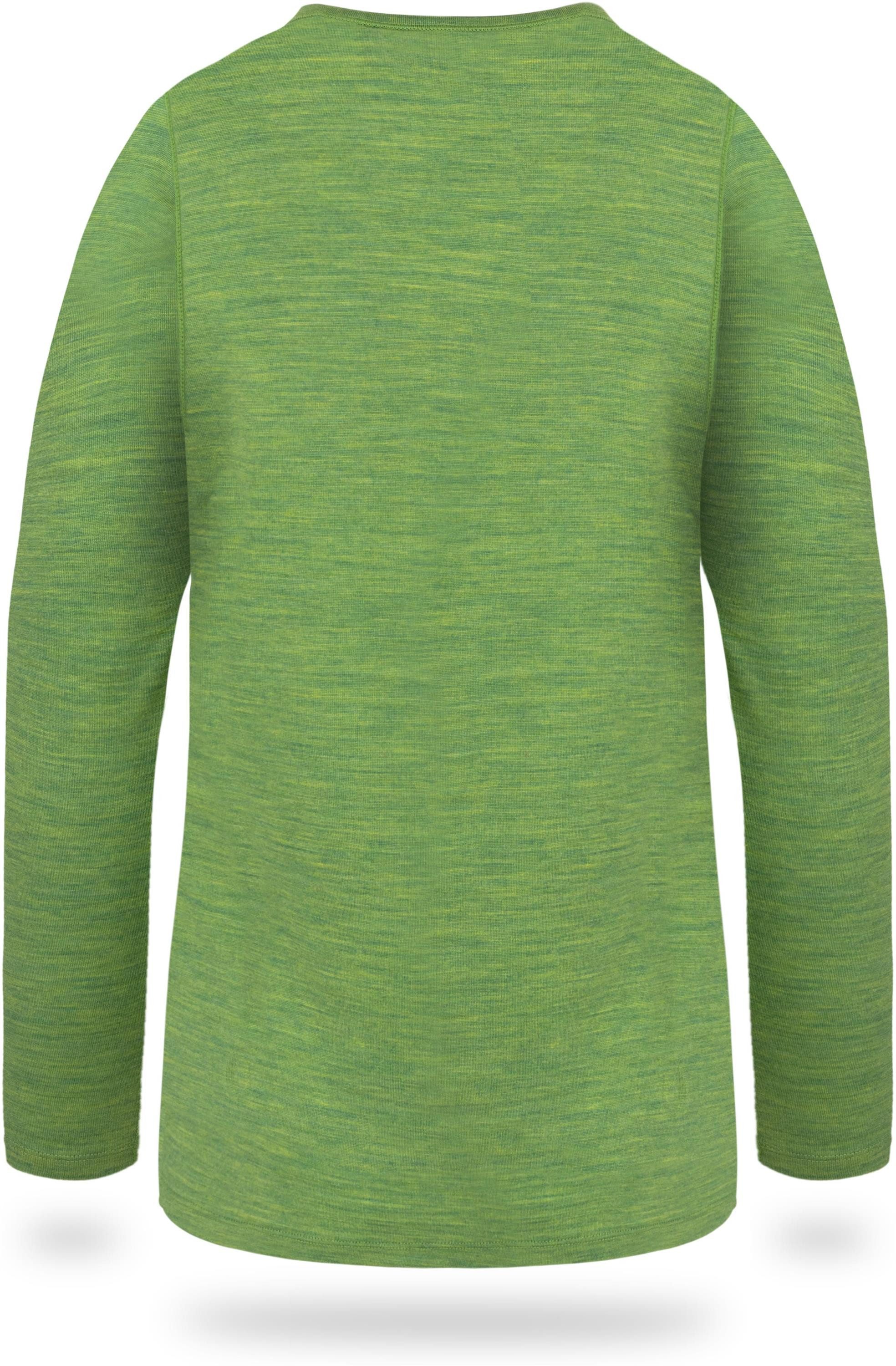 normani Funktionsshirt Kinder Merino Langarm Broome Ski-Thermounterwäsche aus 100 % Bio-Merinowolle für Junge und Mädchen