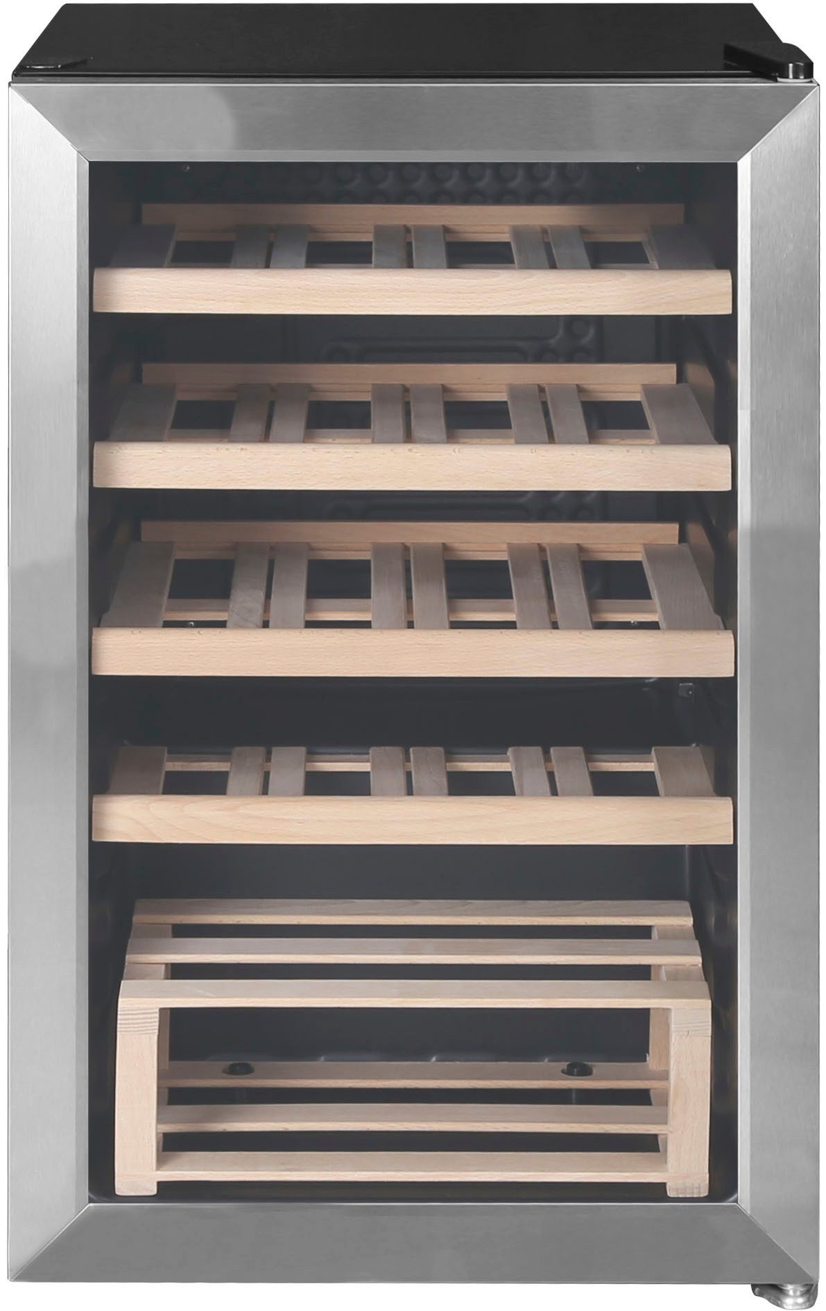 Hanseatic Weinkühlschrank HWC20FCBH-2, für 20 Standardflaschen á 0,75l,mit digitaler Temperaturanzeige, LED Beleuchtung