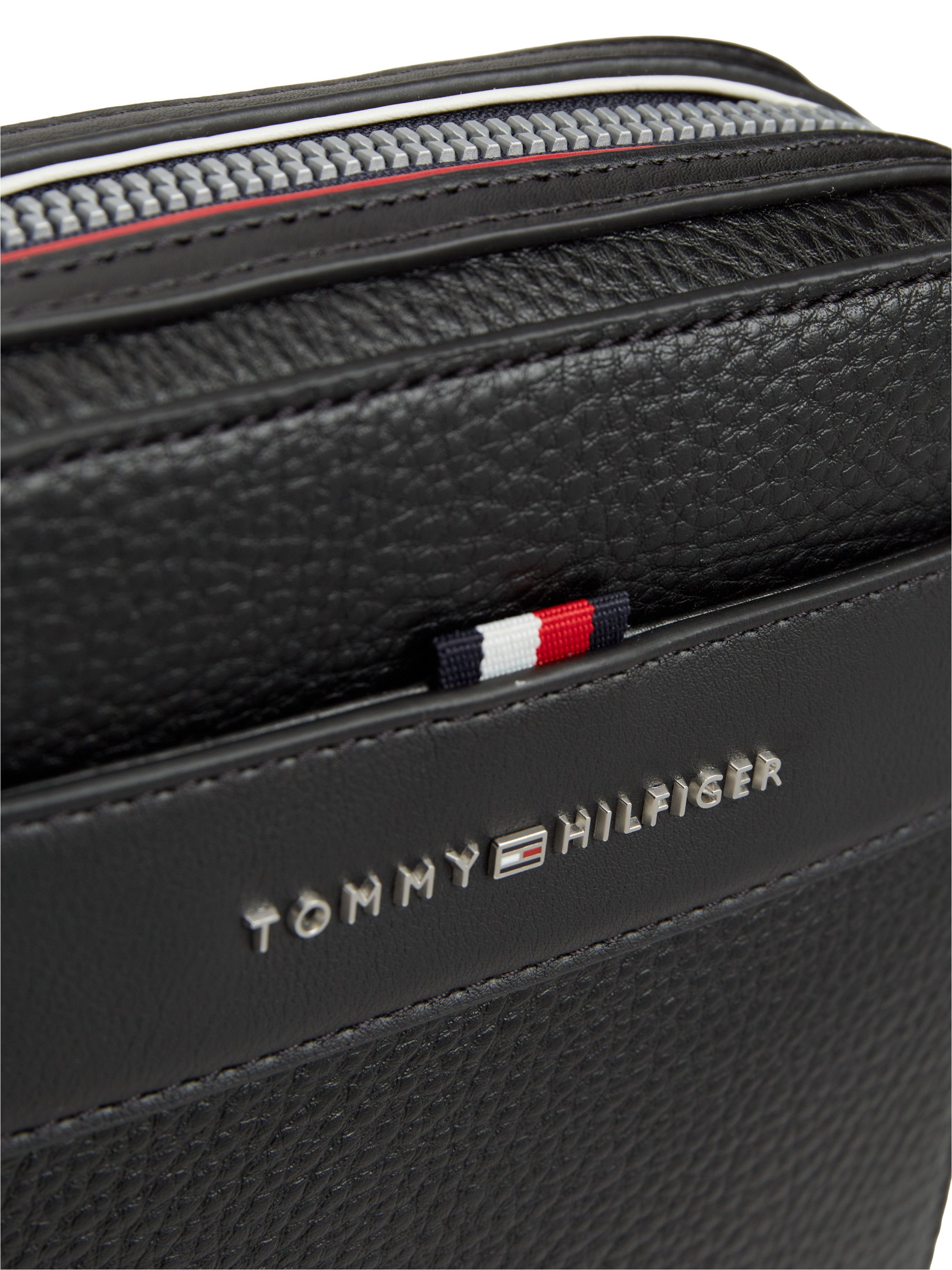 Tommy Hilfiger Umhängetasche TH CENTRAL MINI REPORTER, Mini Bag, Crossbody Bag, Schultertasche mit TH-Farbakzenten
