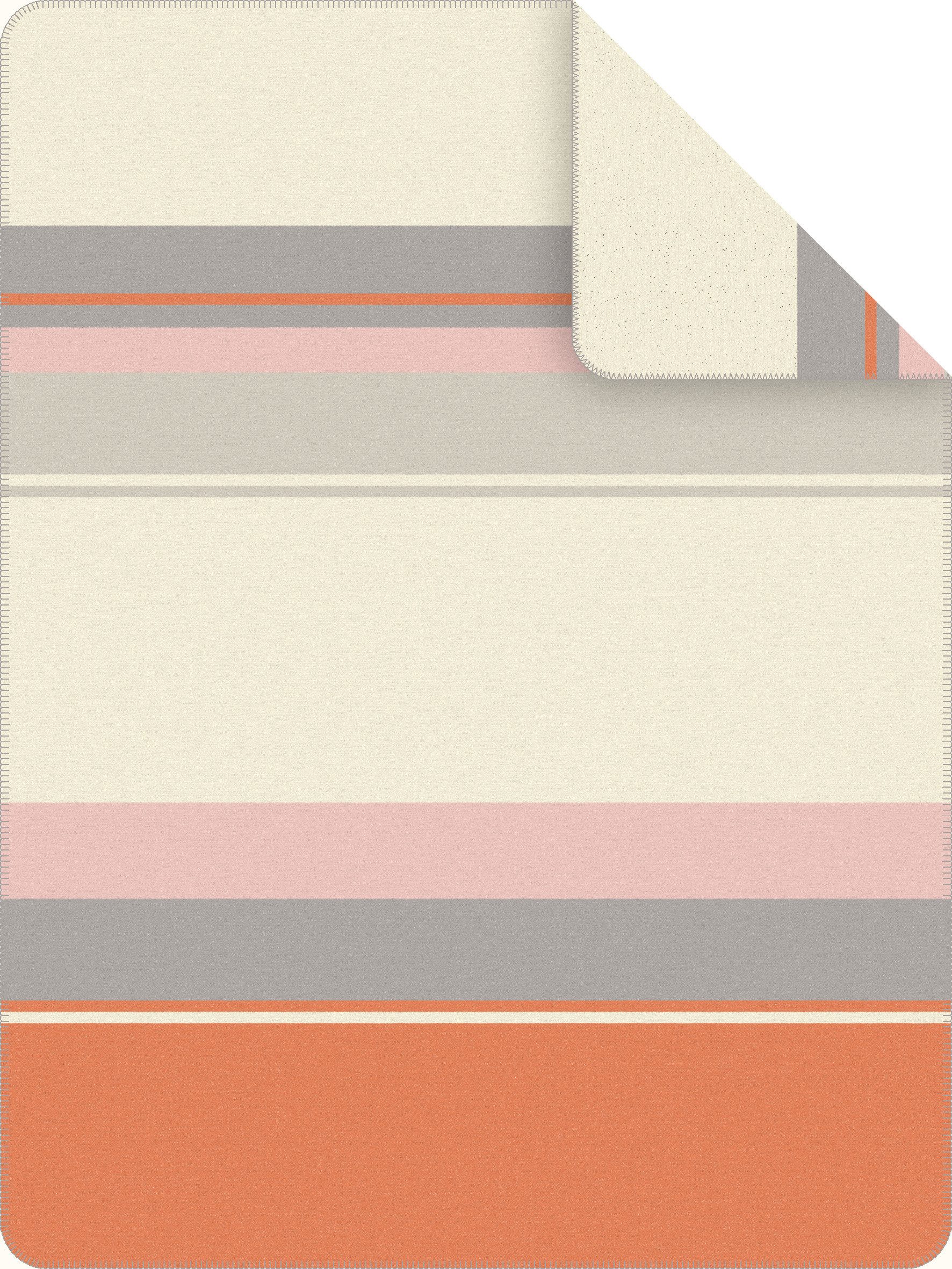 Miyacare Kuscheldecke 150x200 Cm – Waffelmuster Fleece, Lachsrosa, Weich & Ganzjahrestauglich