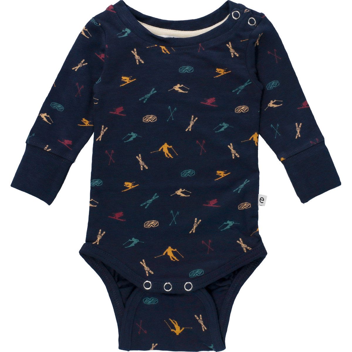 Langarmbody Skier Unisex Kinder