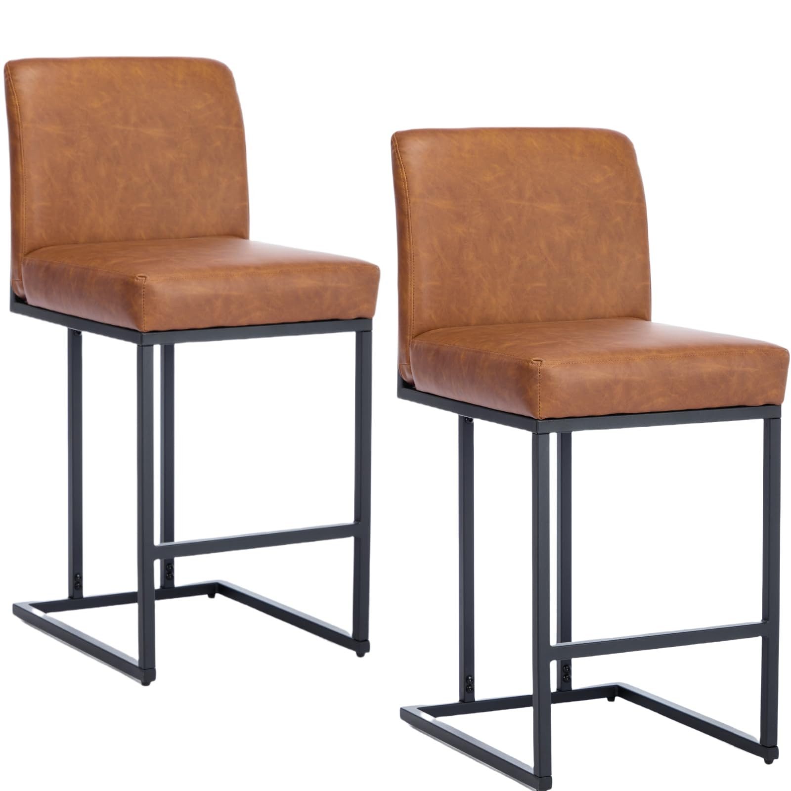 Barhocker 24" Counter Höhe Bar Hocker Set von 2 Bar Hocker für Küche