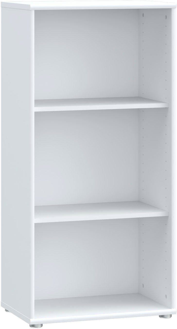 FORTE Regal Tempra, Mehrzweckregal schmal, Höhe 111,1cm, 2 Ablageböden, Breite 54 cm