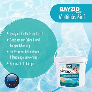 BAYZID Chlortabletten 5 kg BAYZID® 2-Phasen-Multitabs 200g 6in1