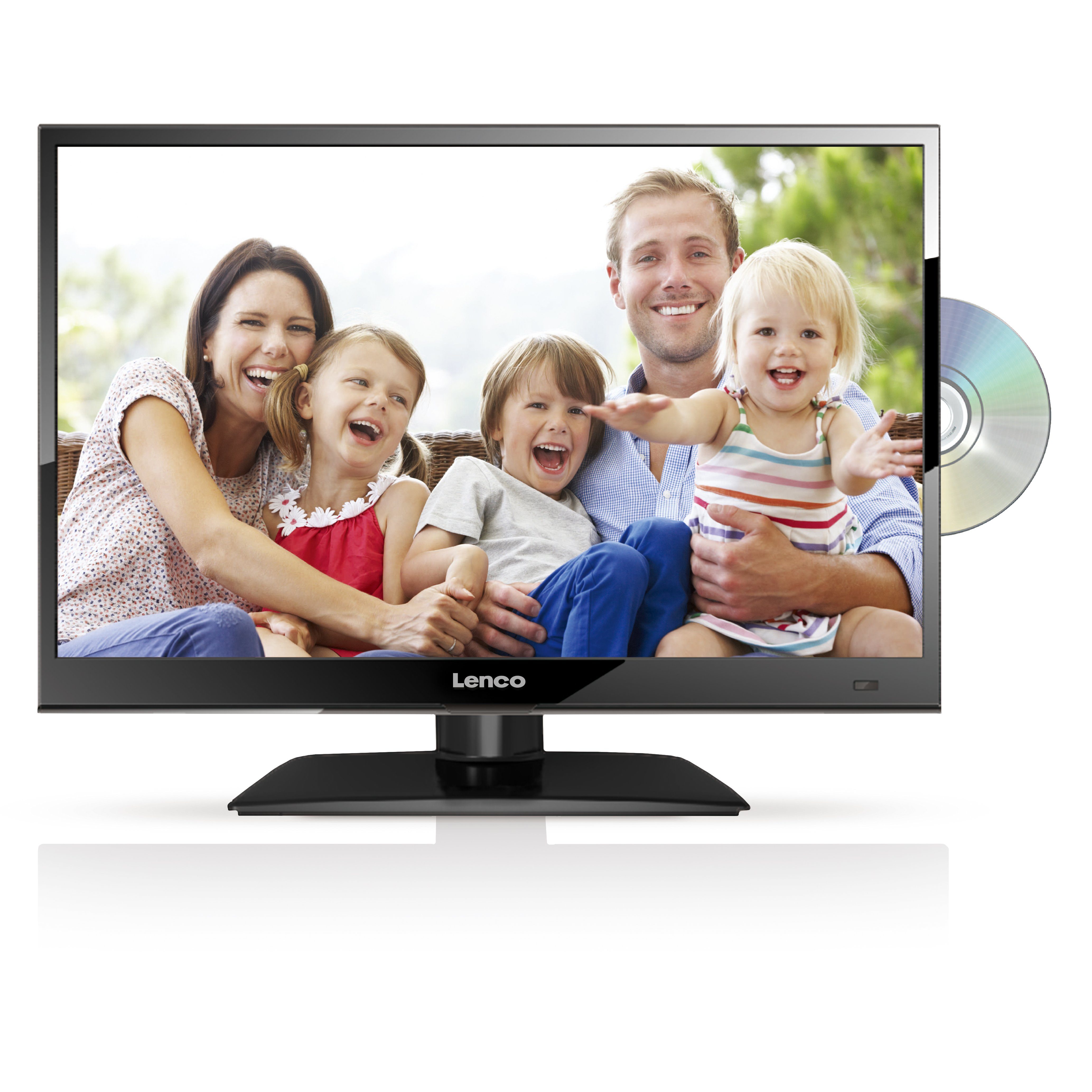 Lenco Lenco DVL1662BK LEDFernseher (41 cm/16 Zoll, LED, HDLED, integrierter DVDPlayer & 12V