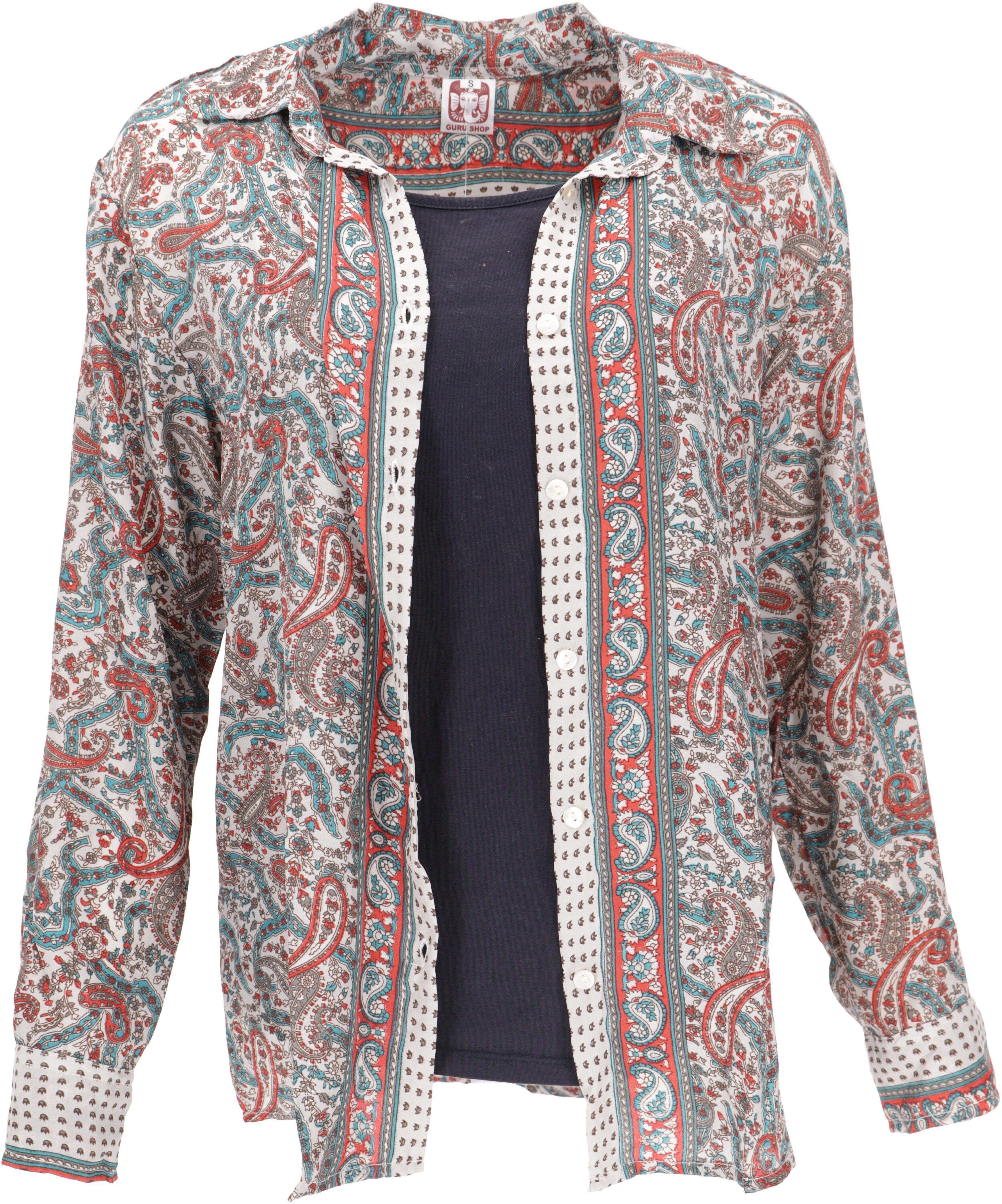 Guru-Shop Longbluse Leichte Boho Bluse, Sommerbluse, günstig online kaufen