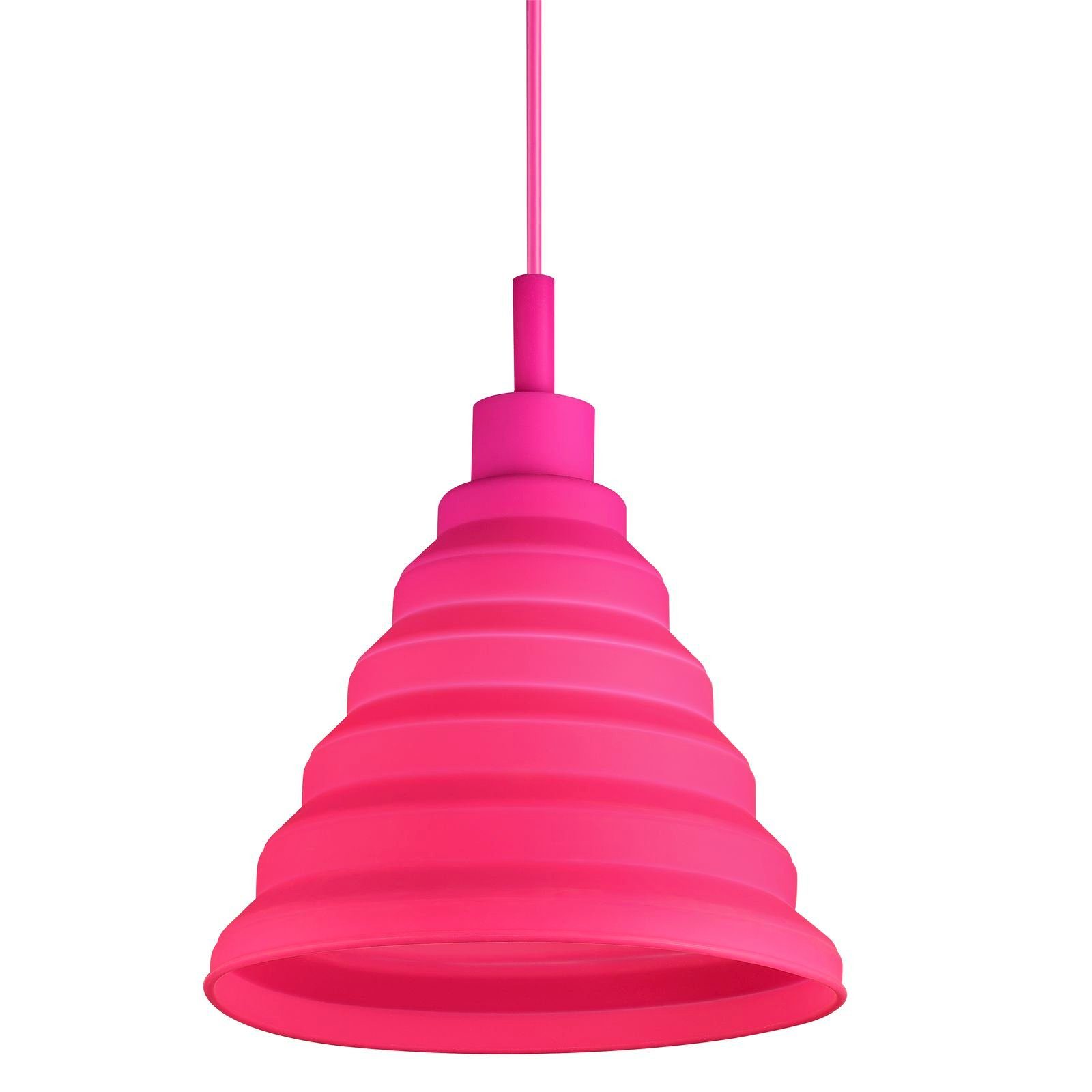 Pink, in Leuchtmittel Pendelleuchte keine Hängeleuchte Pendellampe, Hängeleuchte, Colours enthalten: Nein, Moderne click-licht warmweiss, Multi Angabe, Pendelleuchte