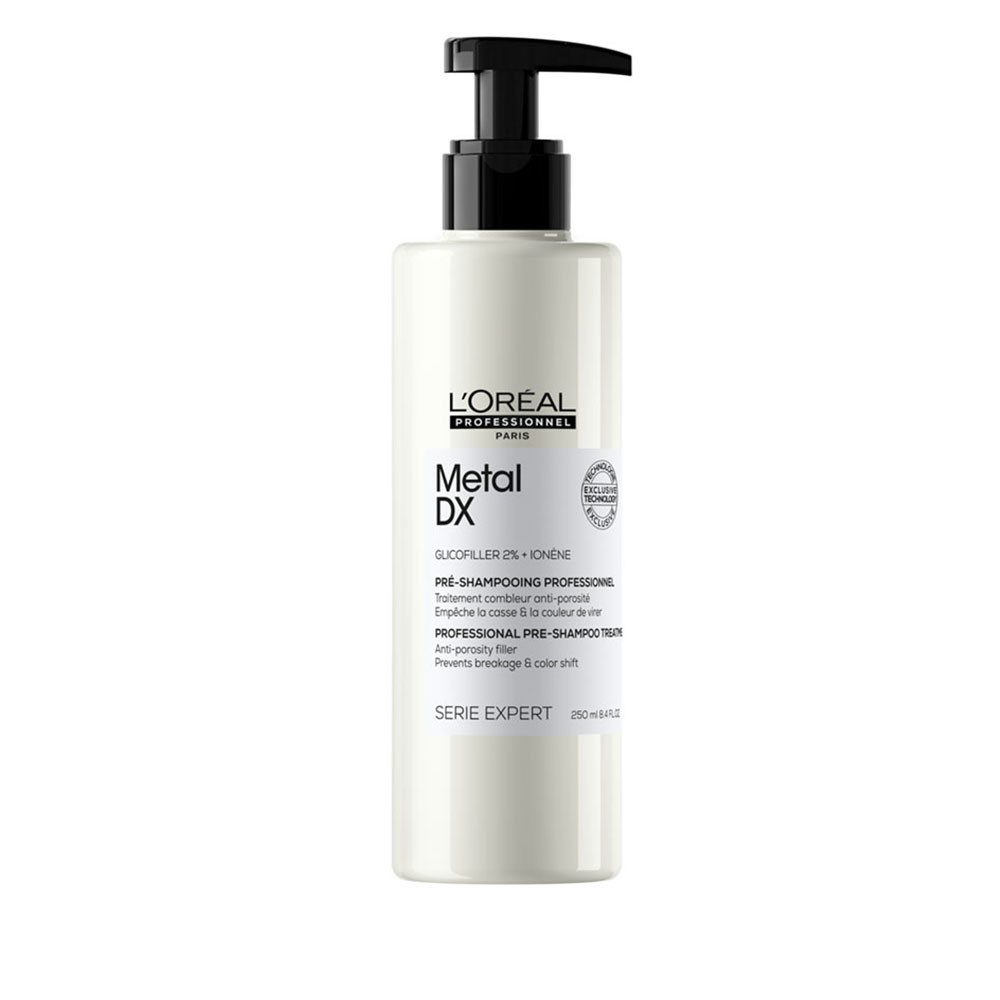 L'ORÉAL PROFESSIONNEL PARIS Haarshampoo L'Oréal Metal DX Pre-Shampoo 250 ml gegen Metallablagerungen, 1-tlg., Reduziert Haarbruch sichtbar bereits nach wenigen Anwendungen