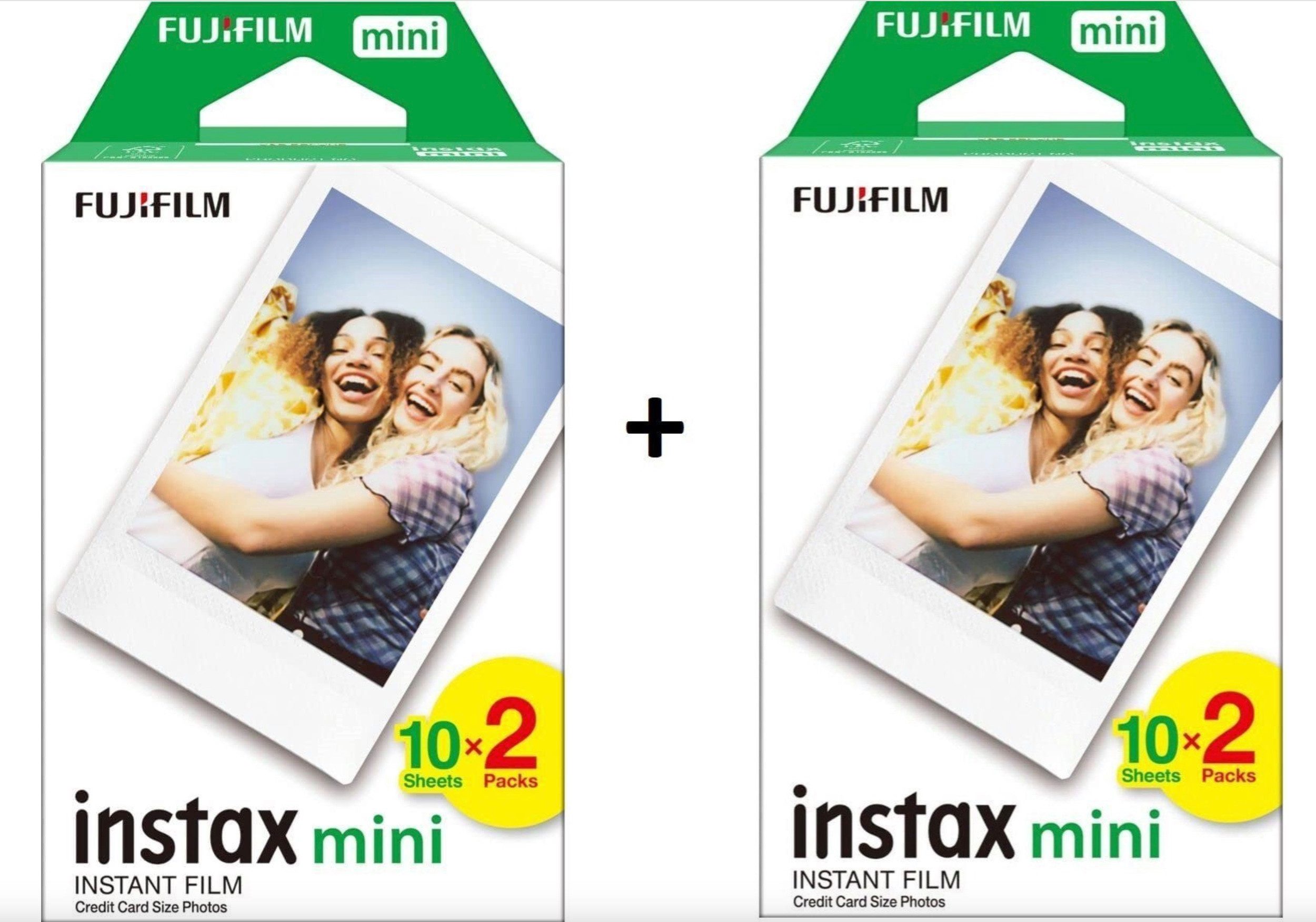 FUJIFILM Sofortbildfilm 2x Fuji Instax Mini Film Doppelpack, (40-St)