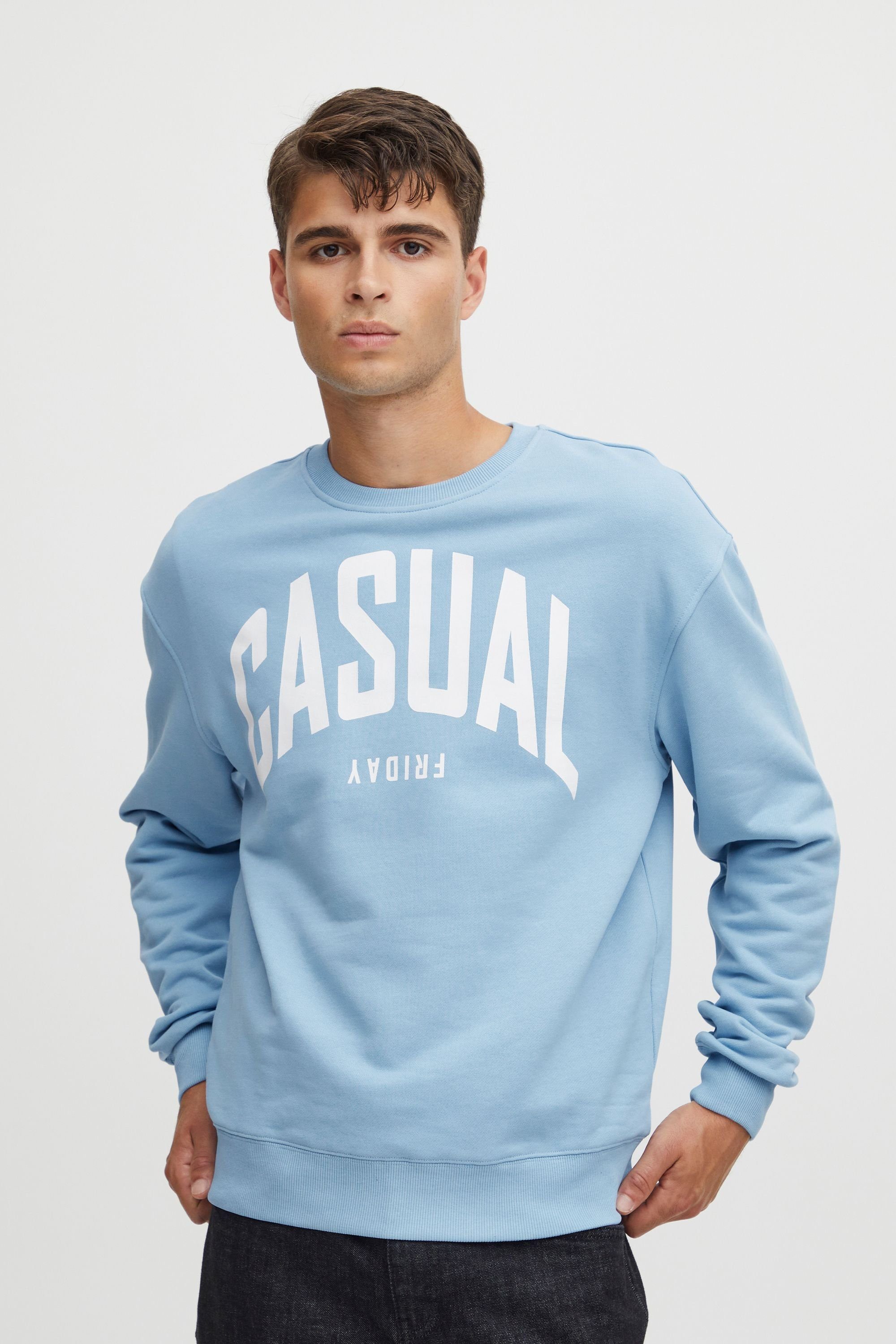 Casual Friday Sweatshirt CFSage - 20504808 Dusk Blue (164120)